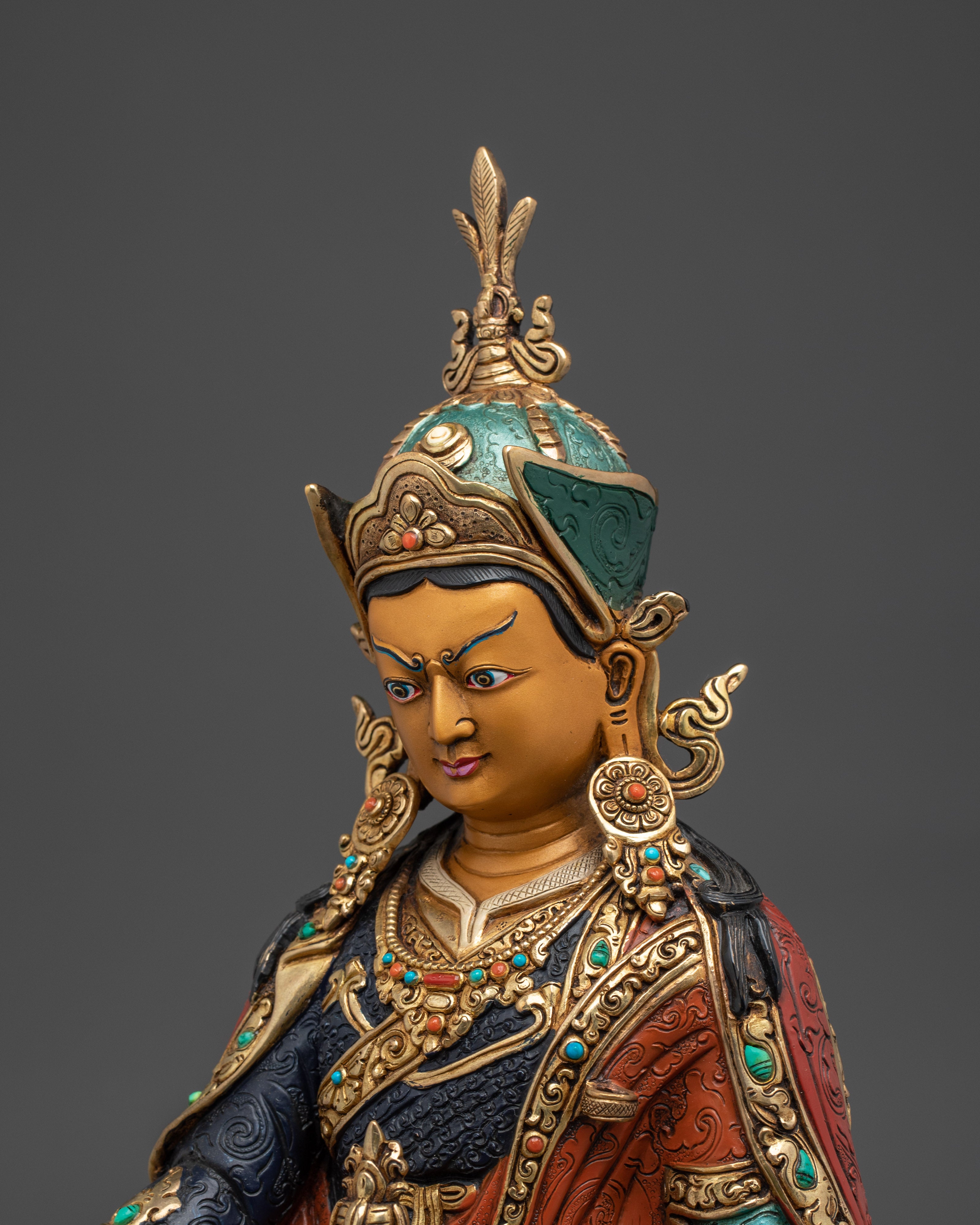 Guru Rinpoche Statue: Buddhist Vajra Master
