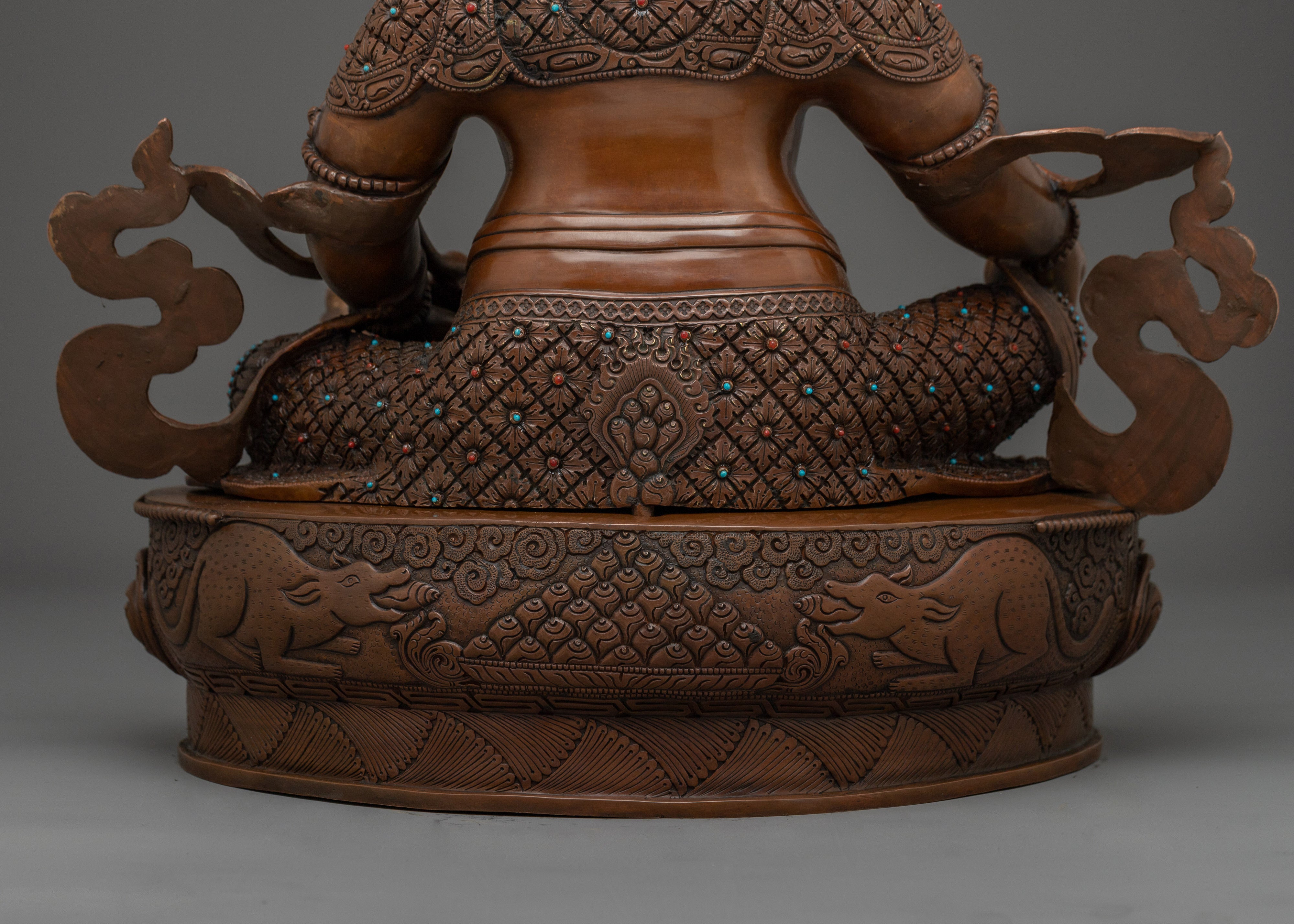 Dzambhala Statue: Buddhist Wealth Symbol