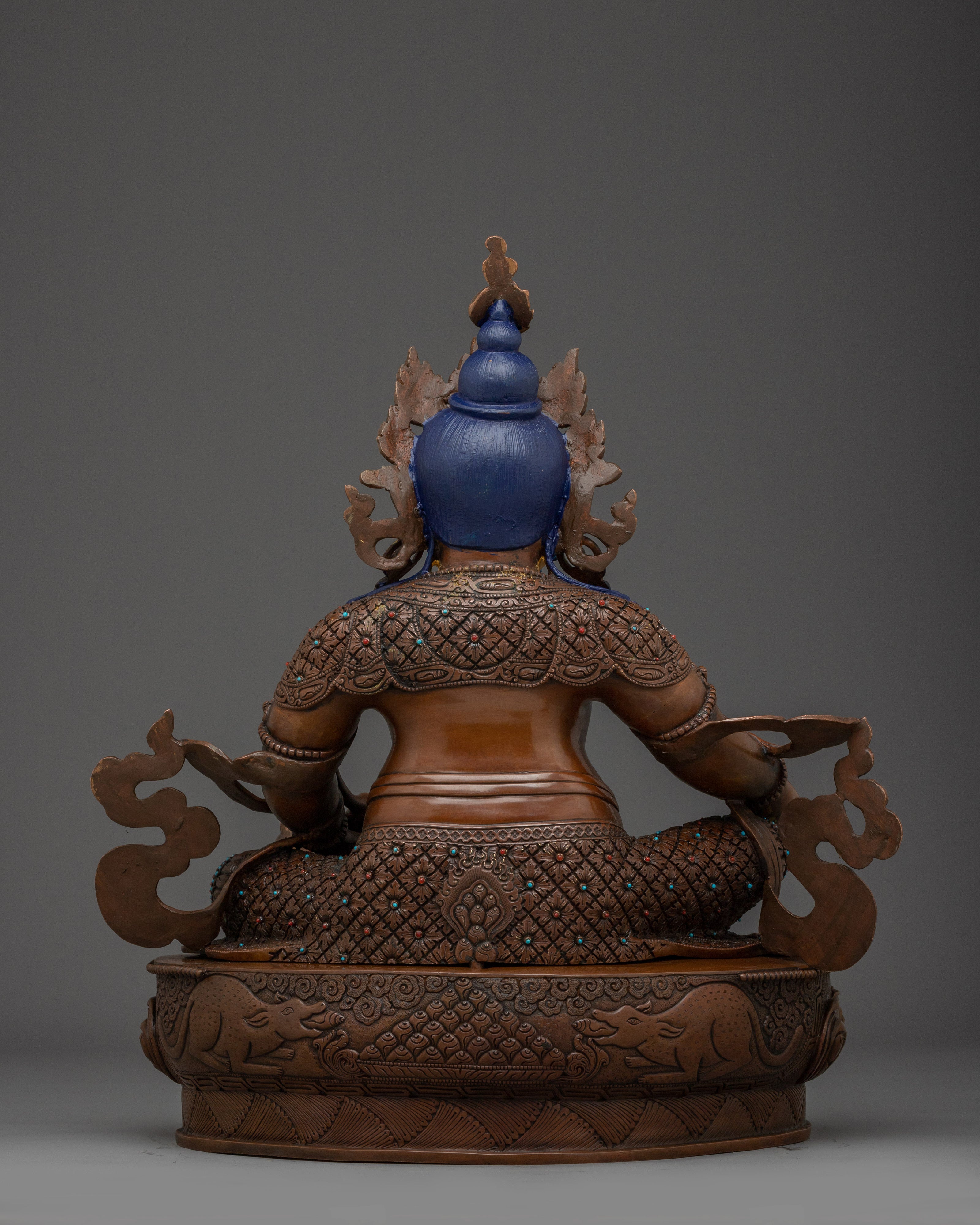 Dzambhala Statue: Buddhist Wealth Symbol