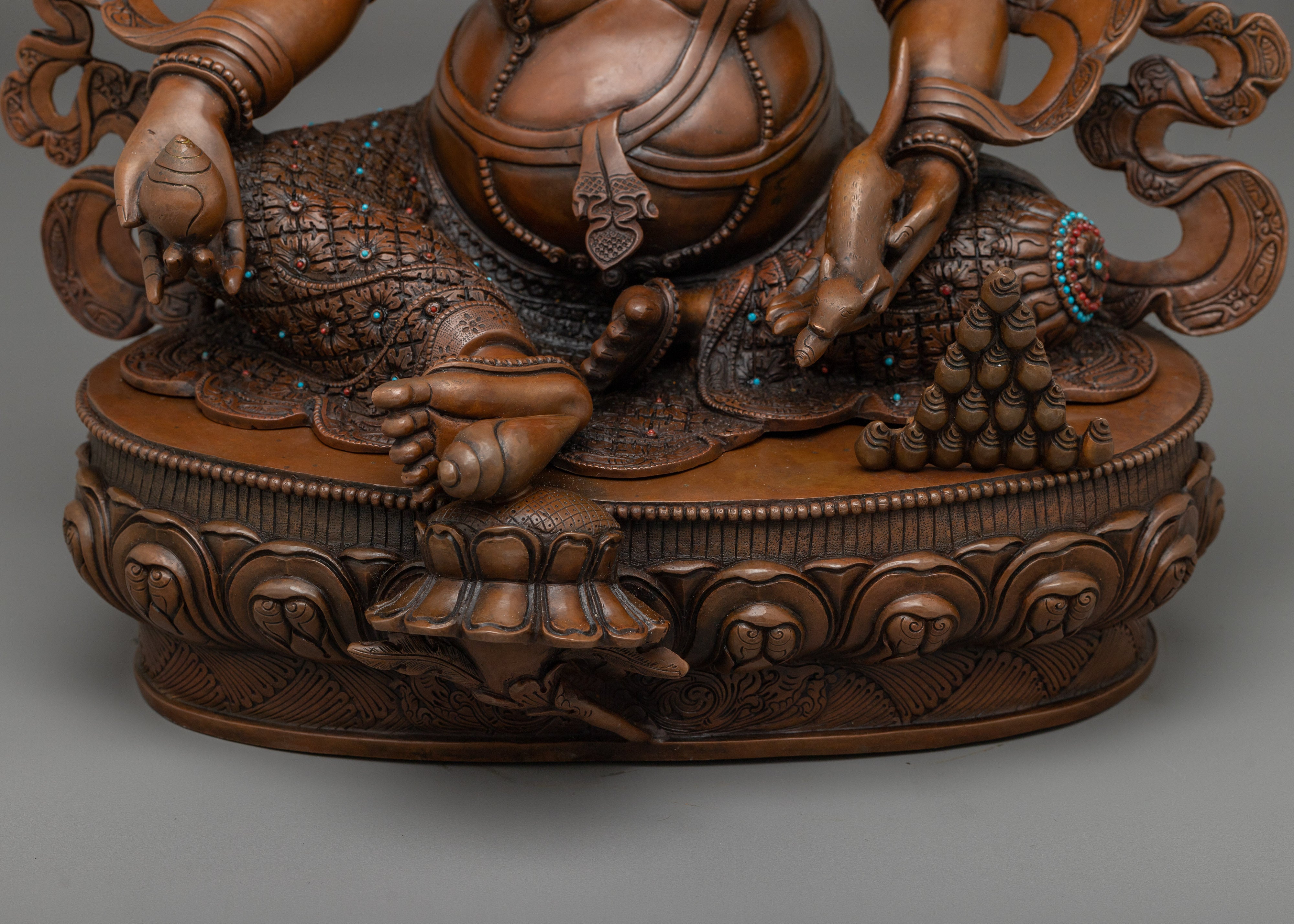 Dzambhala Statue: Buddhist Wealth Symbol
