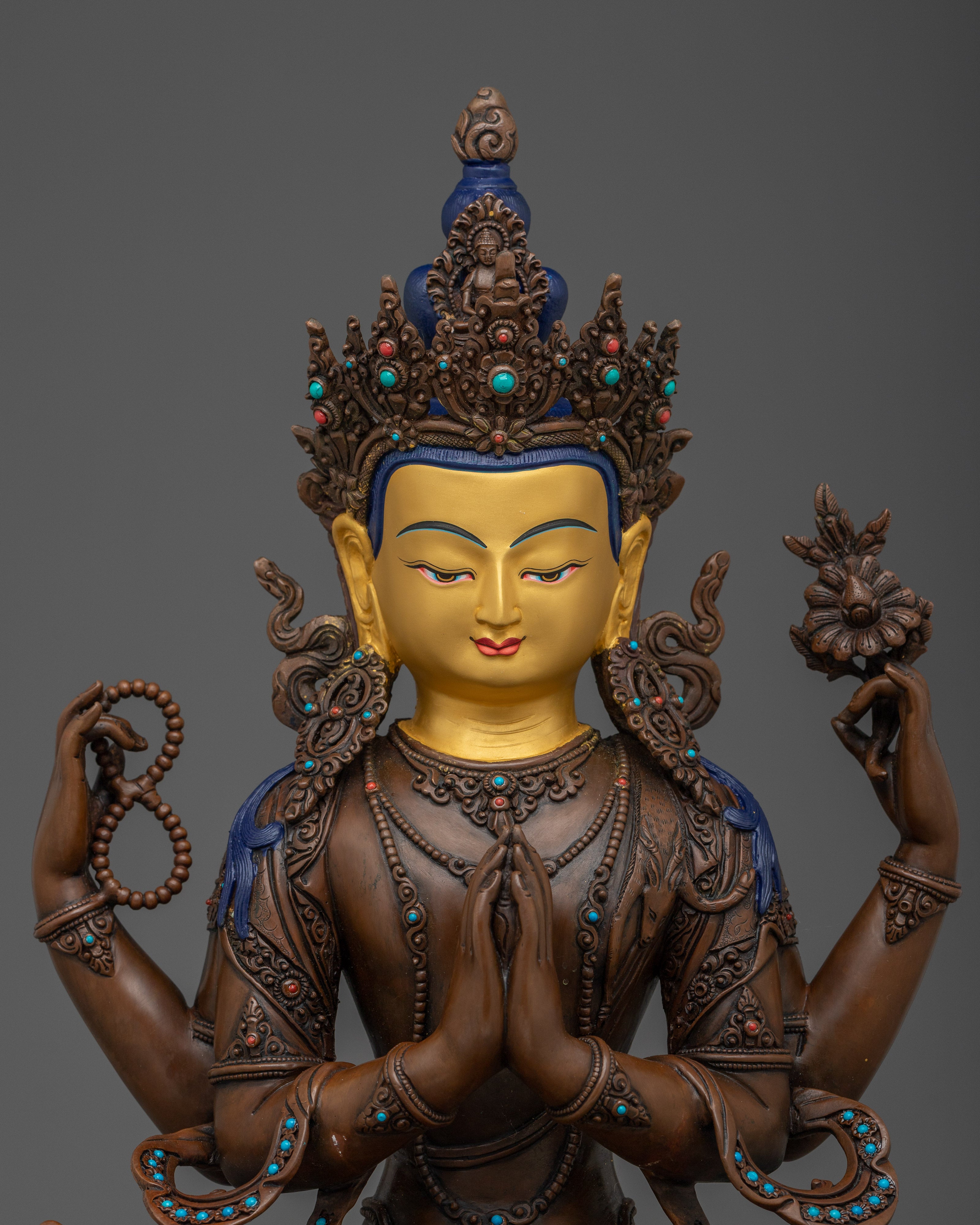 Chenrezig Statue: Infinite Compassion Bodhisattva