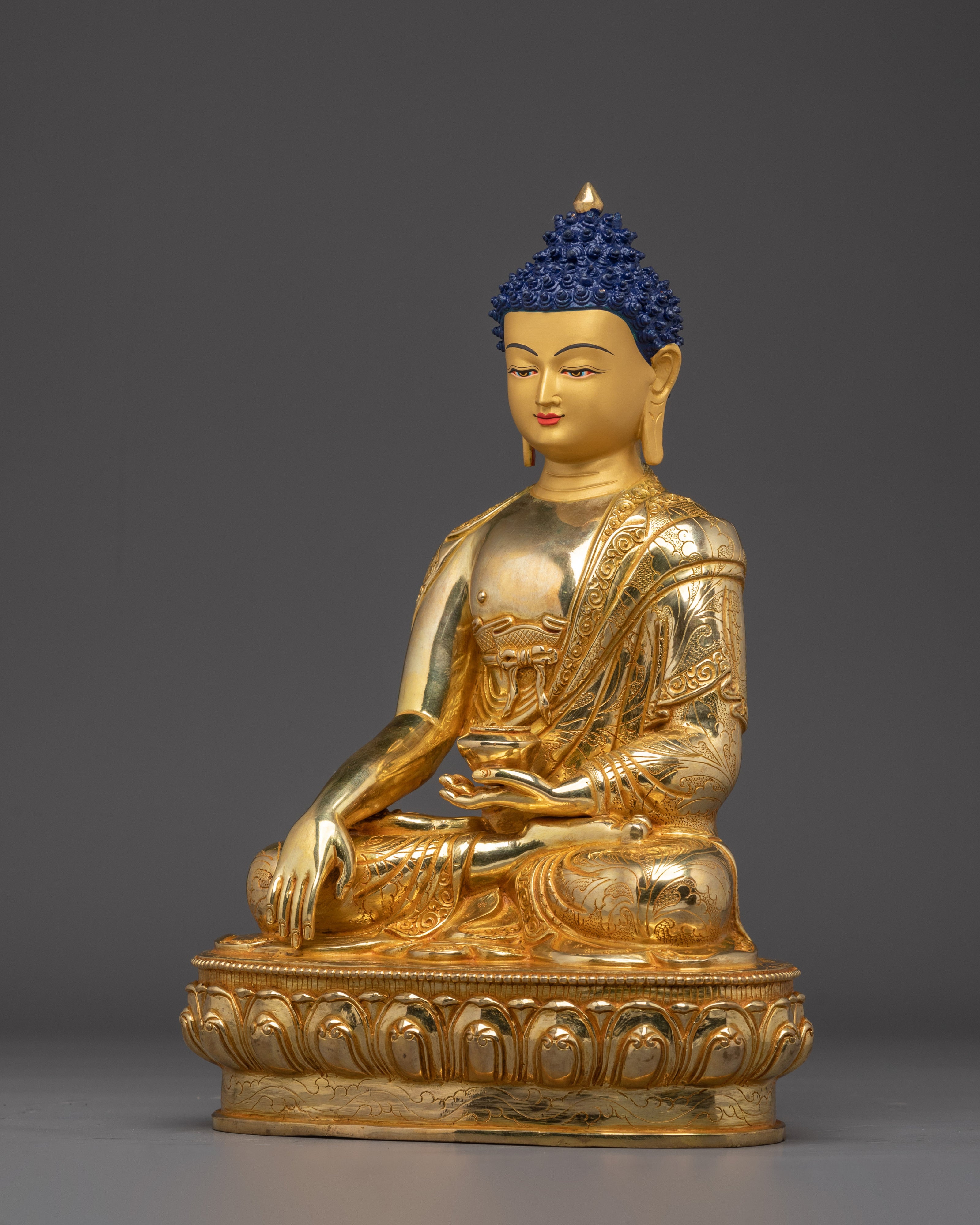 Shakyamuni Buddha, Enlightened One Sculpture | Himalayan Art