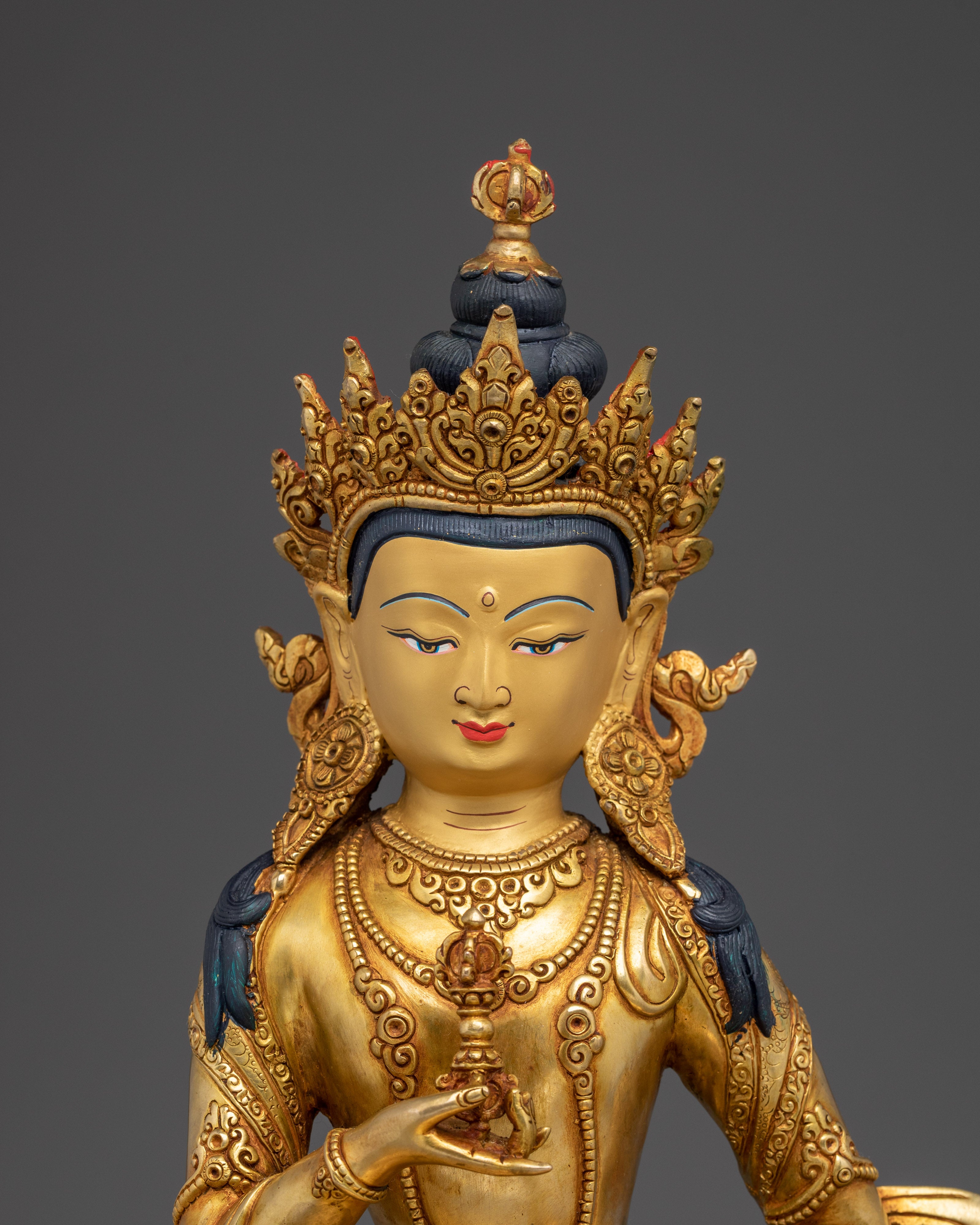 Tibetan Vajrasattva Icon | Sacred Bodhisattva of Purity