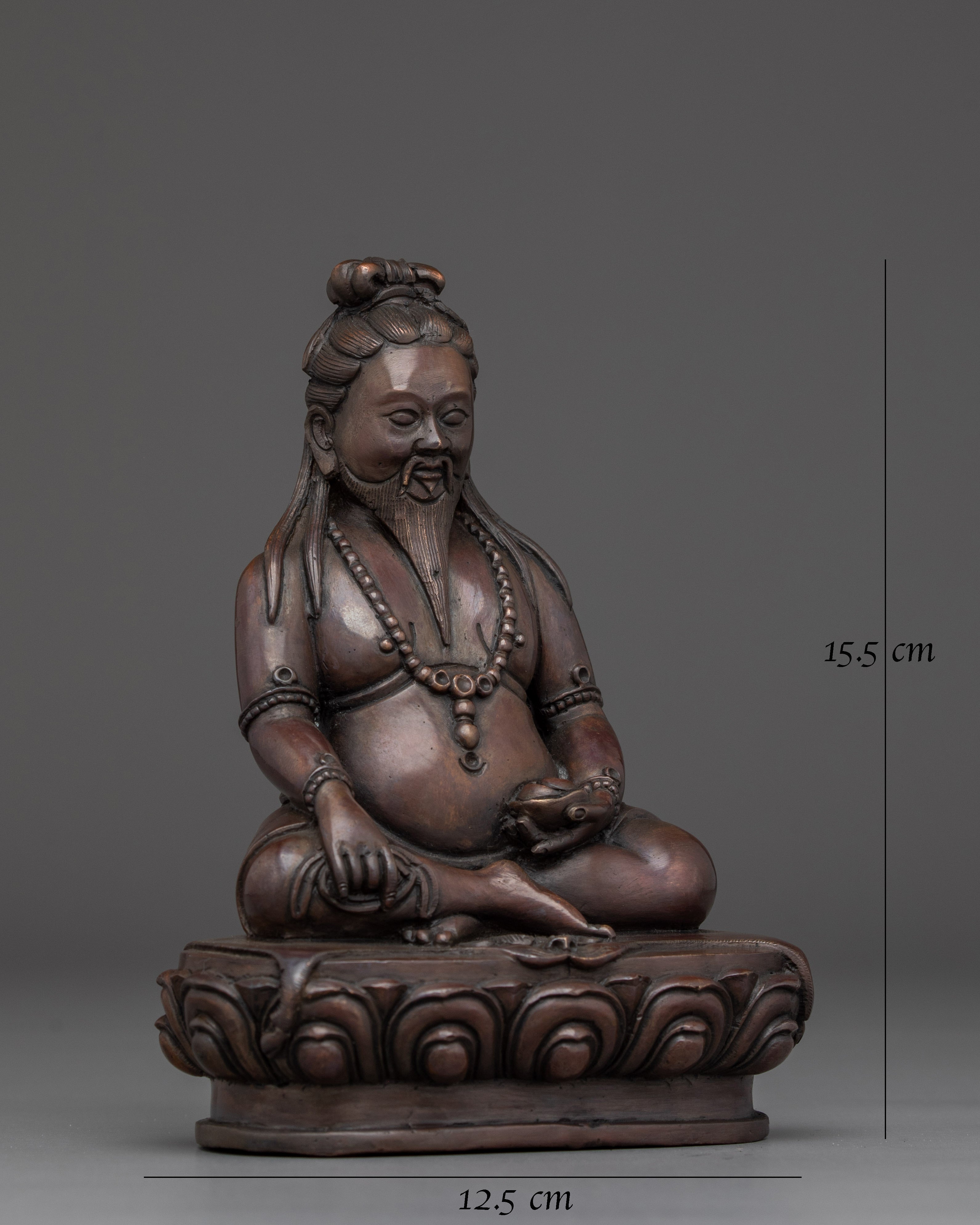 Copper Tangtong Gyalpo Statue 