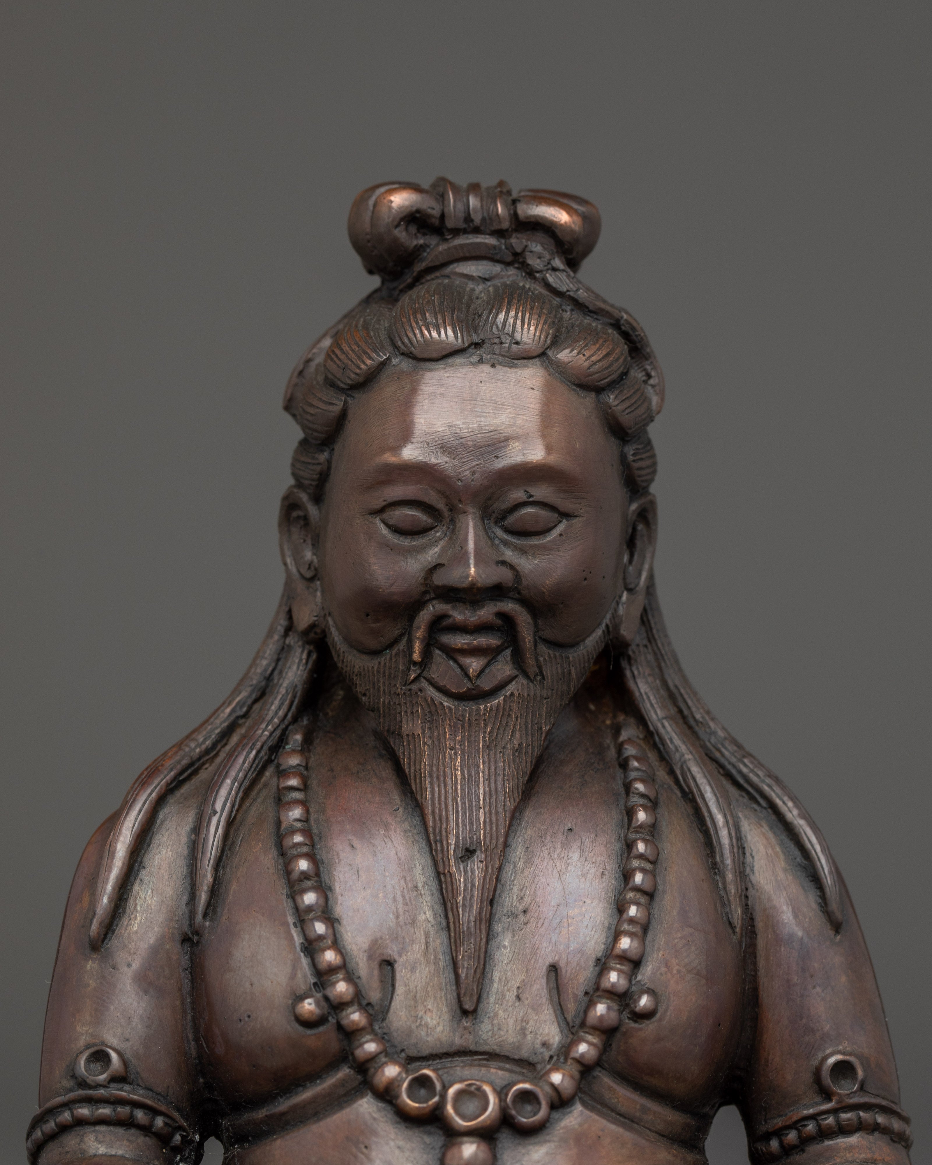 Copper Tangtong Gyalpo Statue