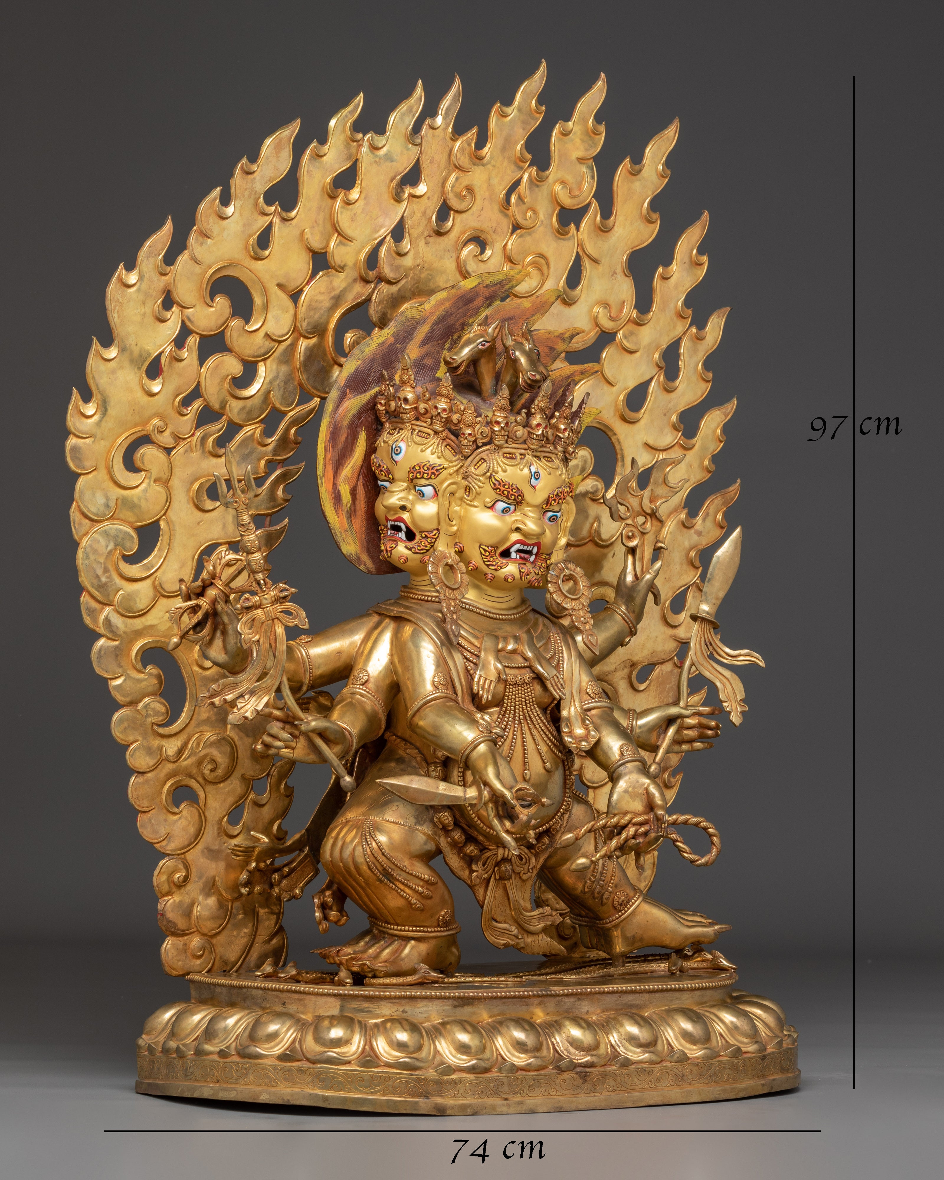 Hayagriva Statue: Tibetan Buddhist Protector Deity 