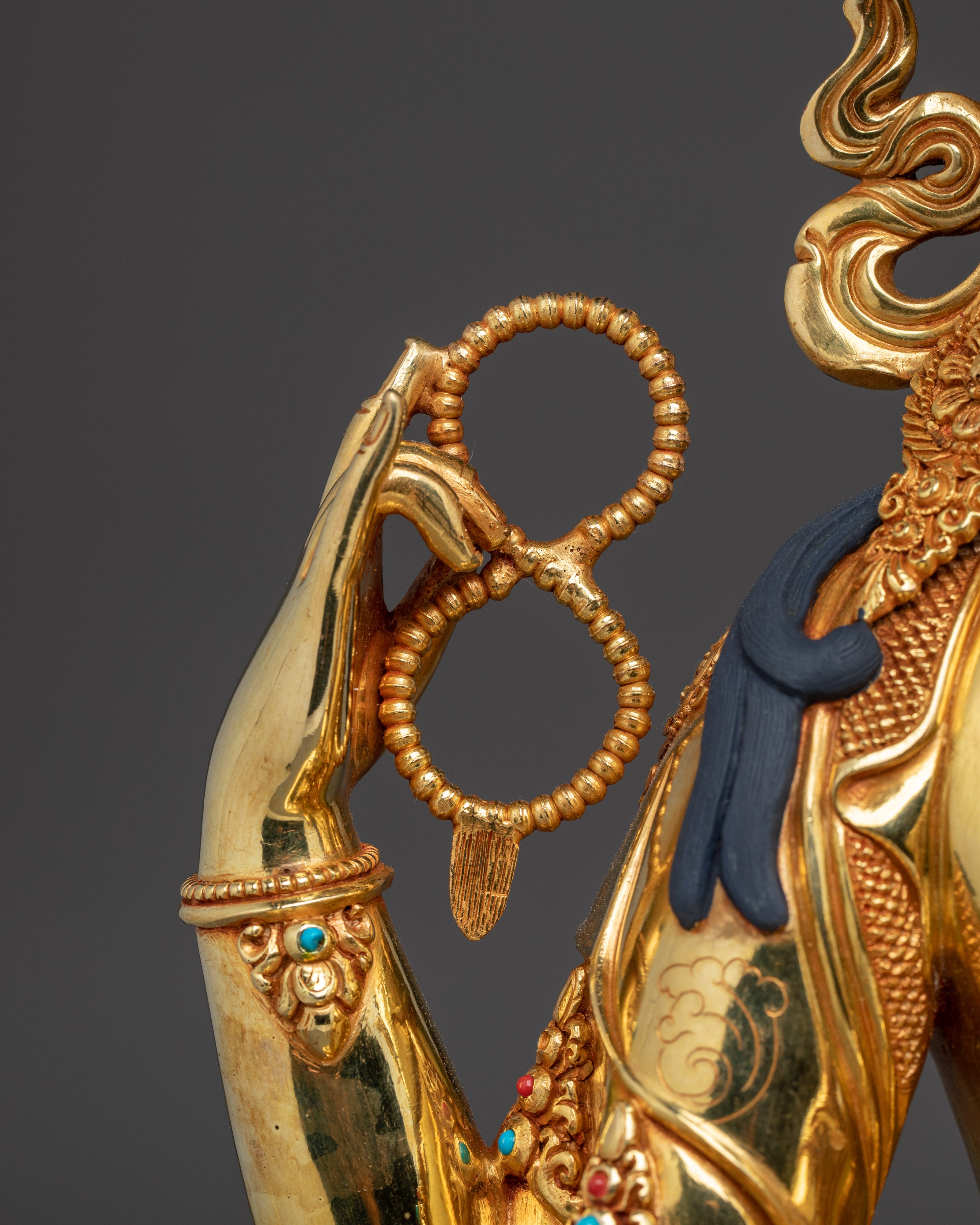 Spiritual Decor Chenrezig Art | Handmade Nepali Sculpture