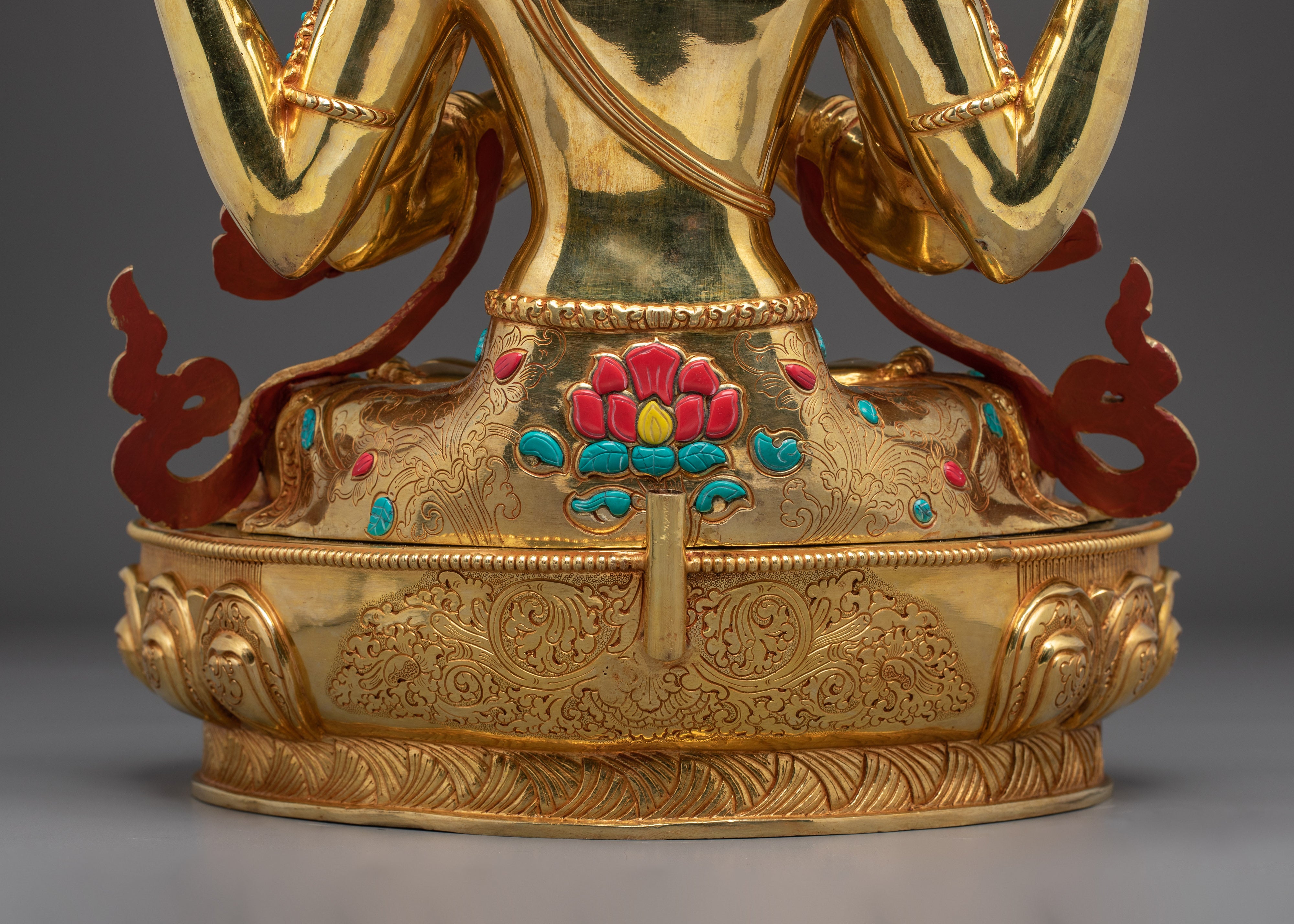 Spiritual Decor Chenrezig Art | Handmade Nepali Sculpture