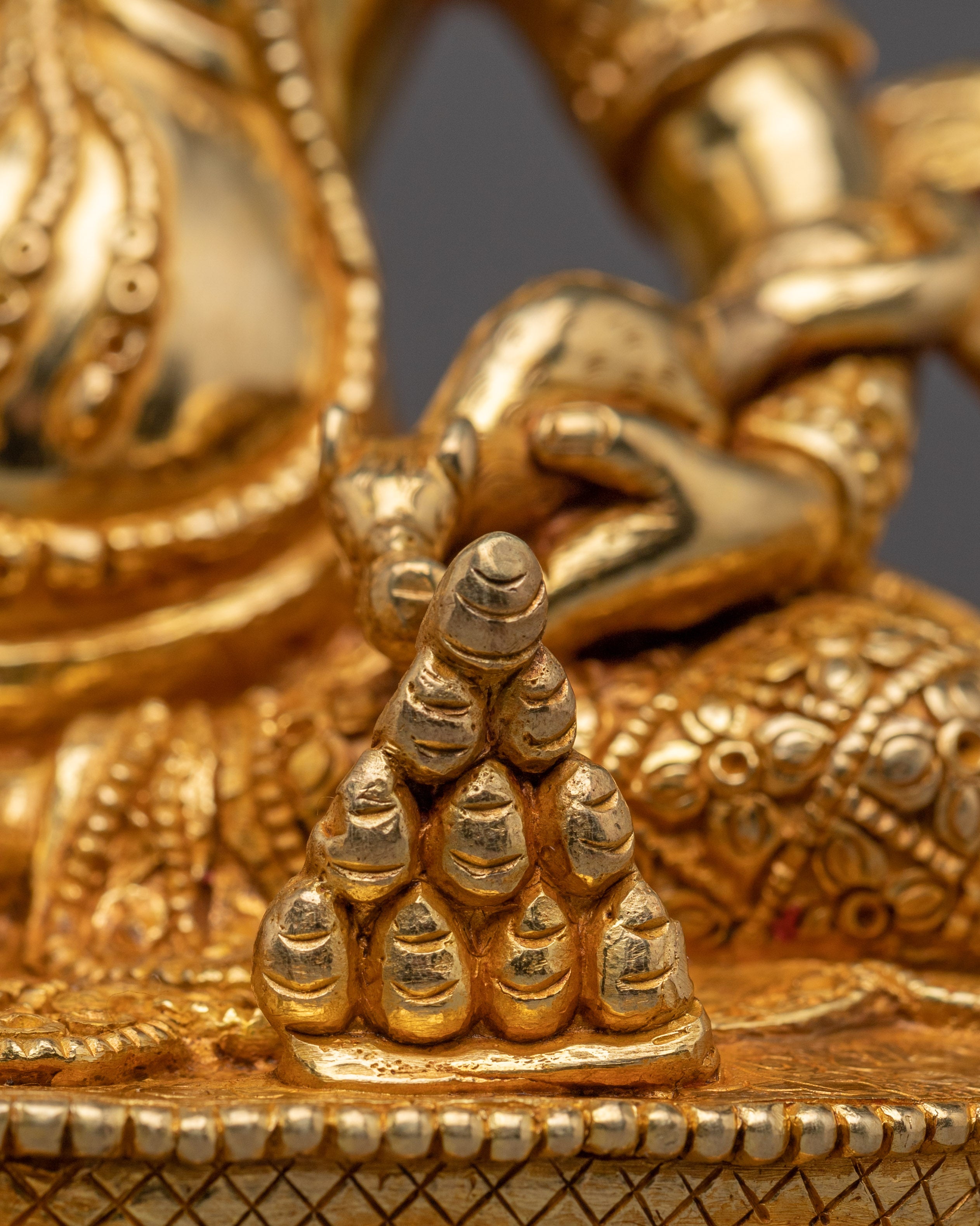 Golden Dzambhala Art, Tibetan Wealth God | Sacred Prosperity Art