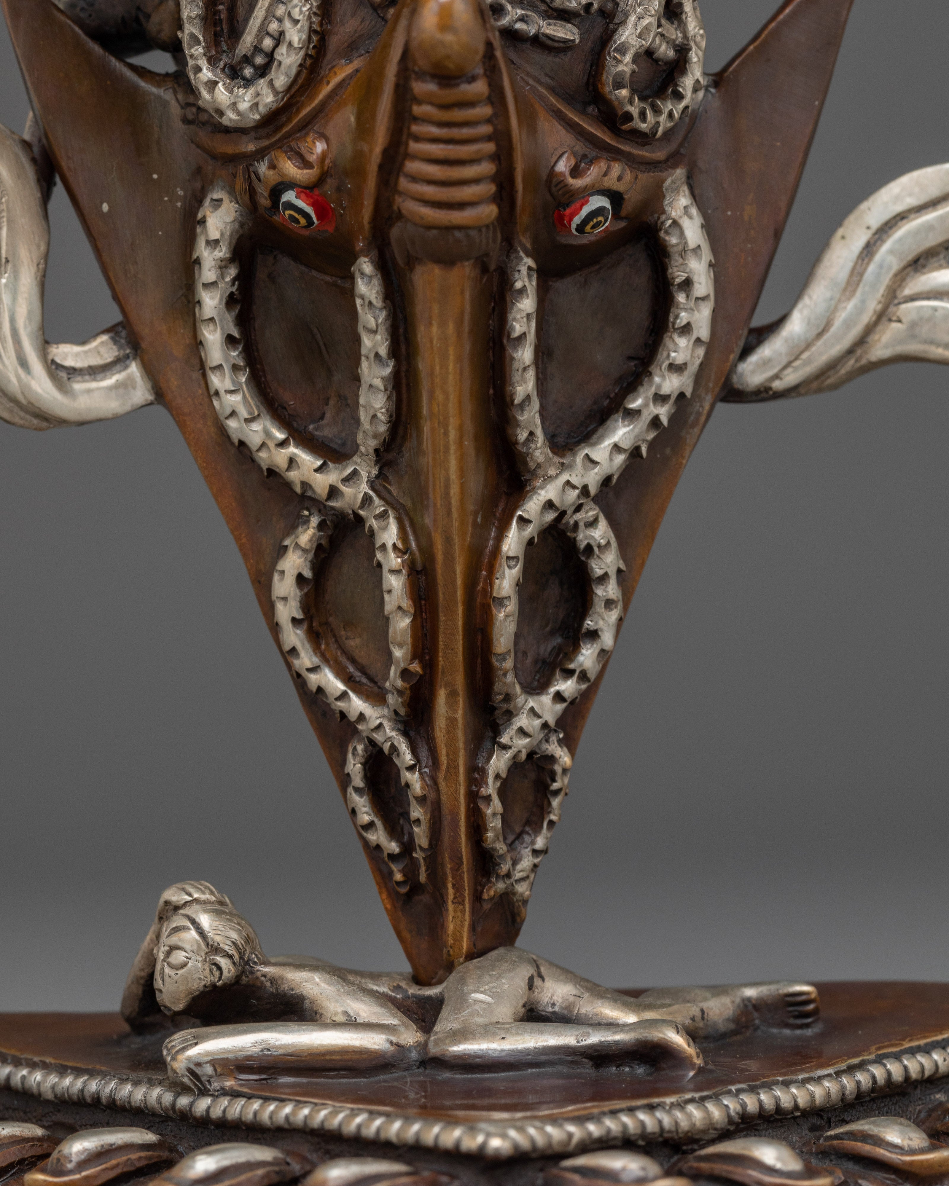 Vajrakilaya Statue: Wrathful Vajrasattva Manifestation