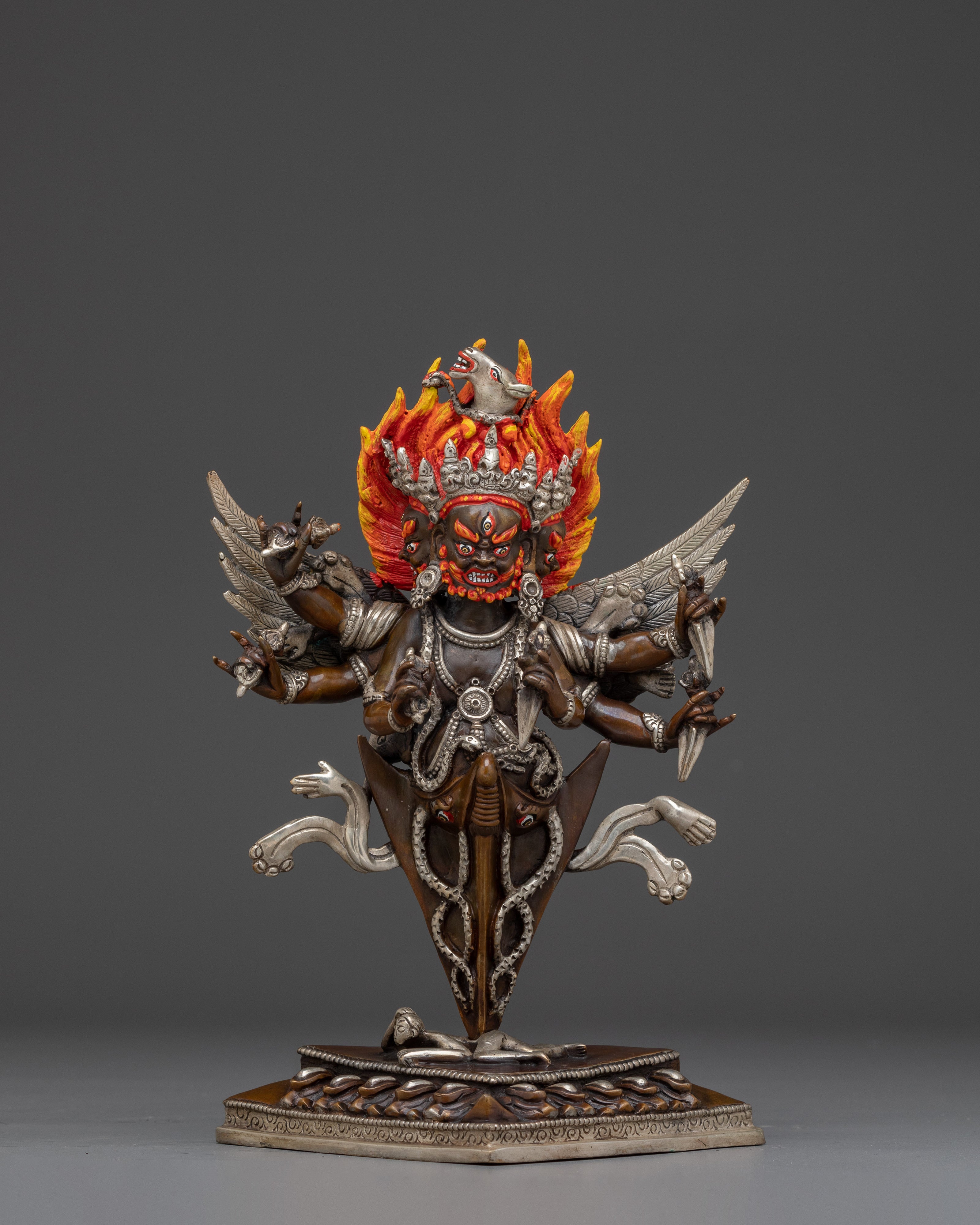 Vajrakilaya Statue: Wrathful Vajrasattva Manifestation