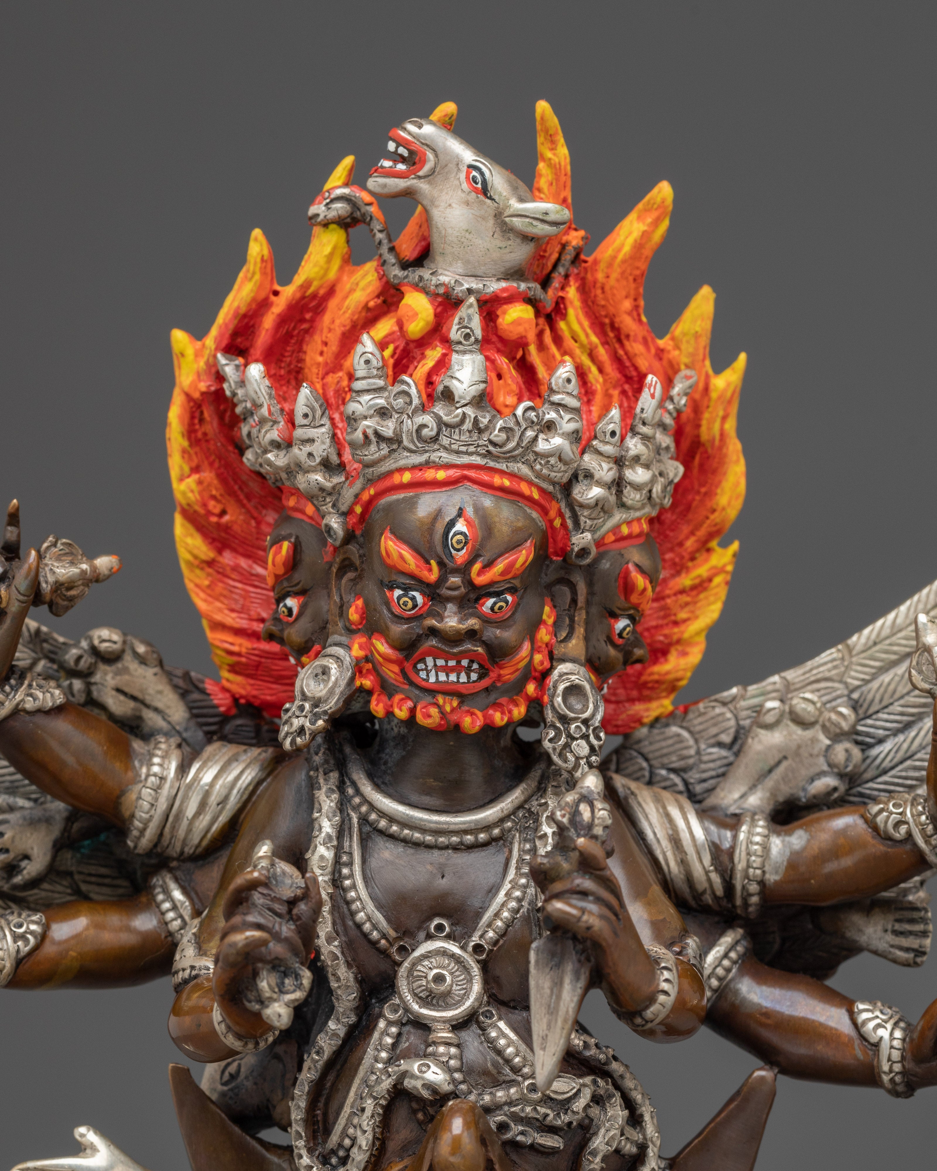 Vajrakilaya Statue: Wrathful Vajrasattva Manifestation
