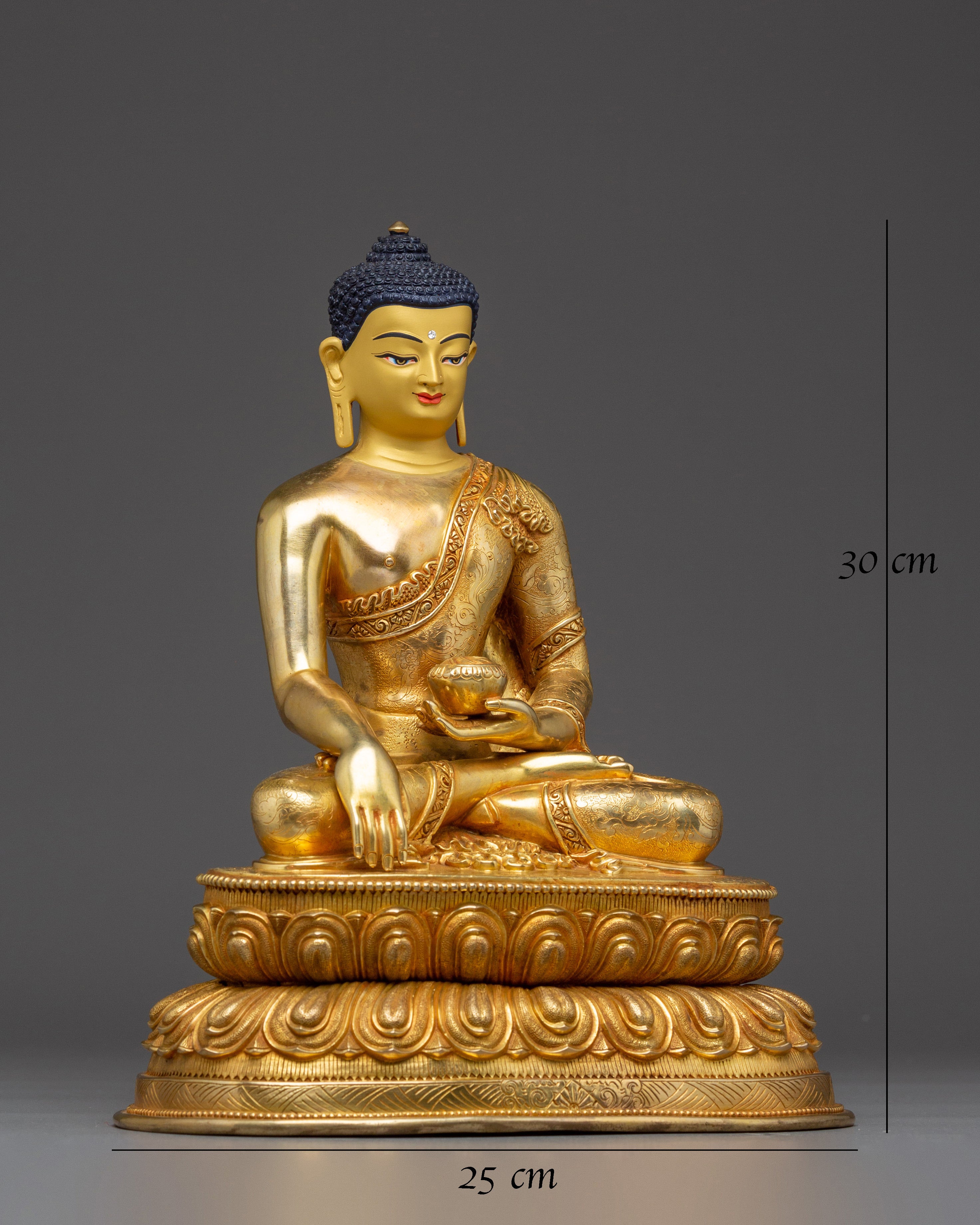  Shakyamuni Buddha with Gold Gilding |