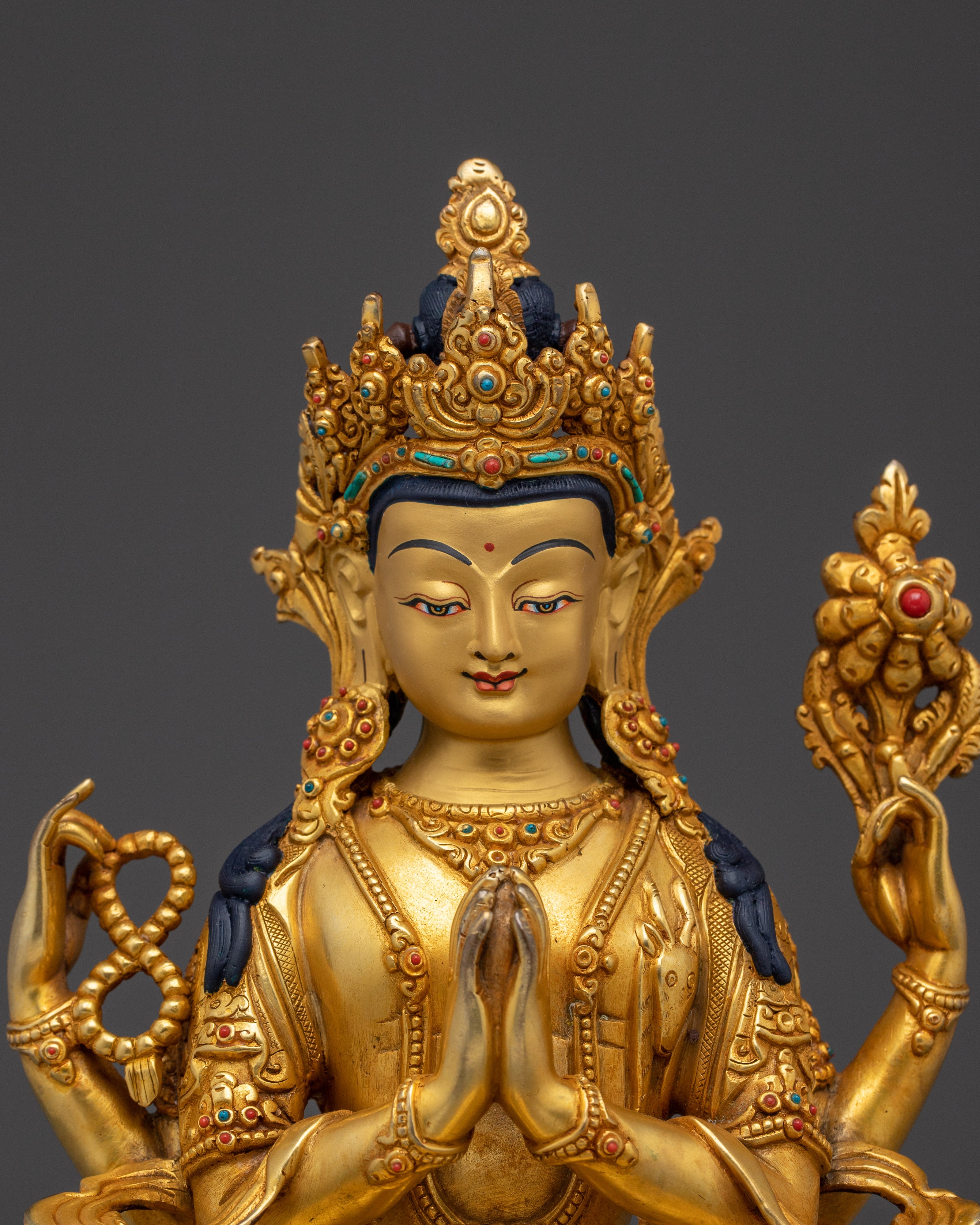 Vajrayana Chenrezig Figure | Bodhisattva of Infinite Compassion