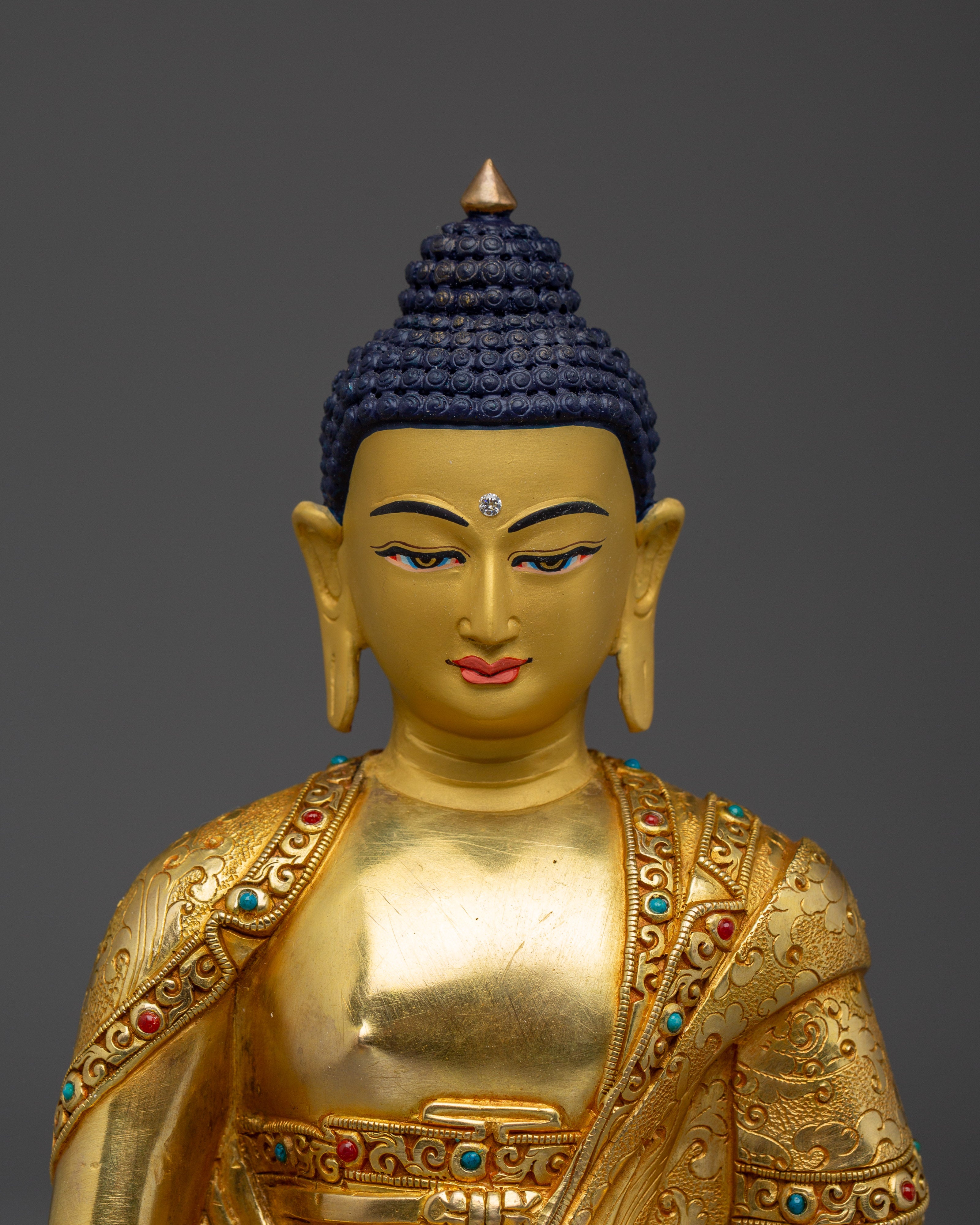 Amitabha, Peaceful Buddha Icon | Nepali Handcrafted Artwork