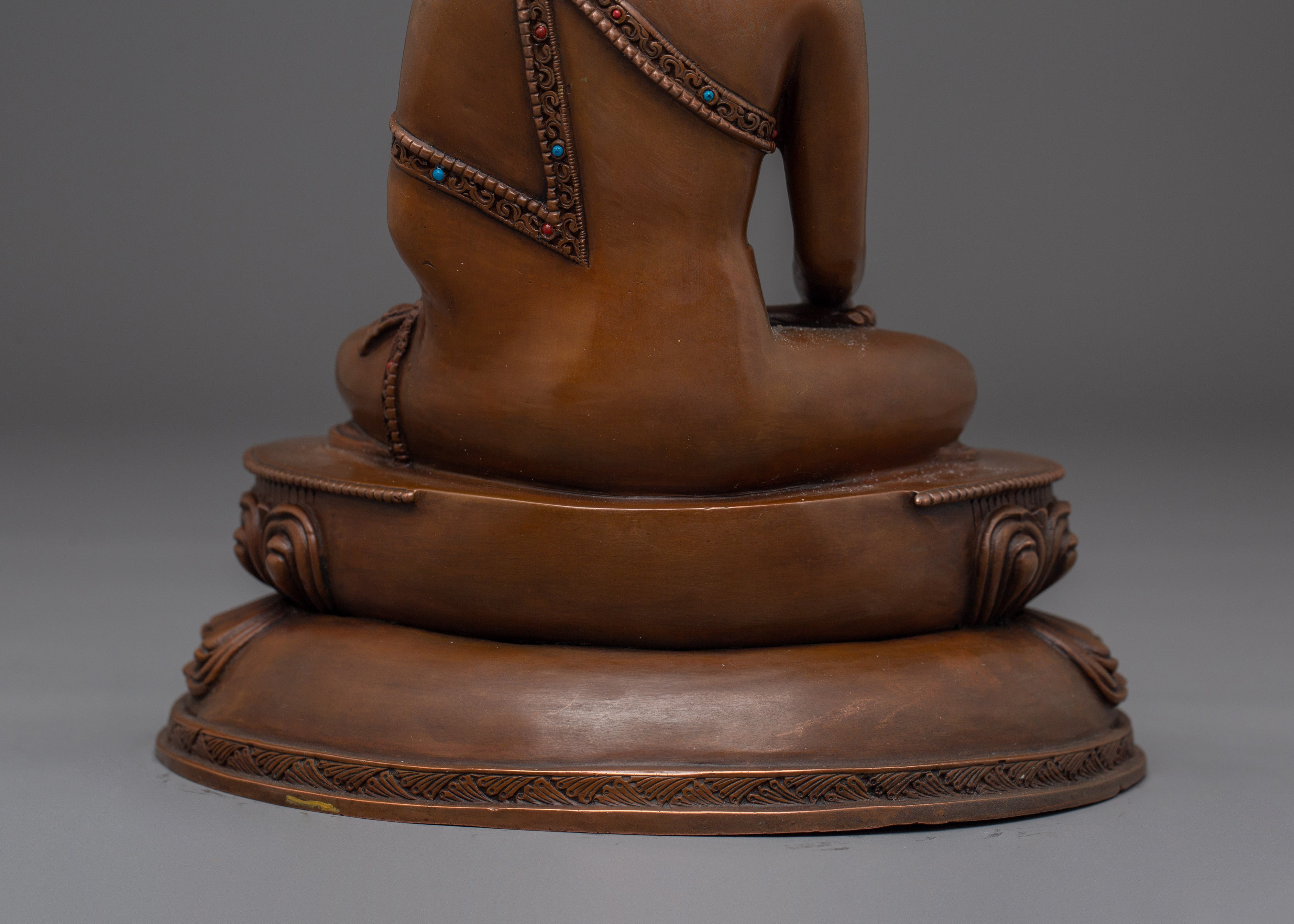 Oxidized copper Shakyamuni Buddha statue for Meditation | Spiritual Home Decor