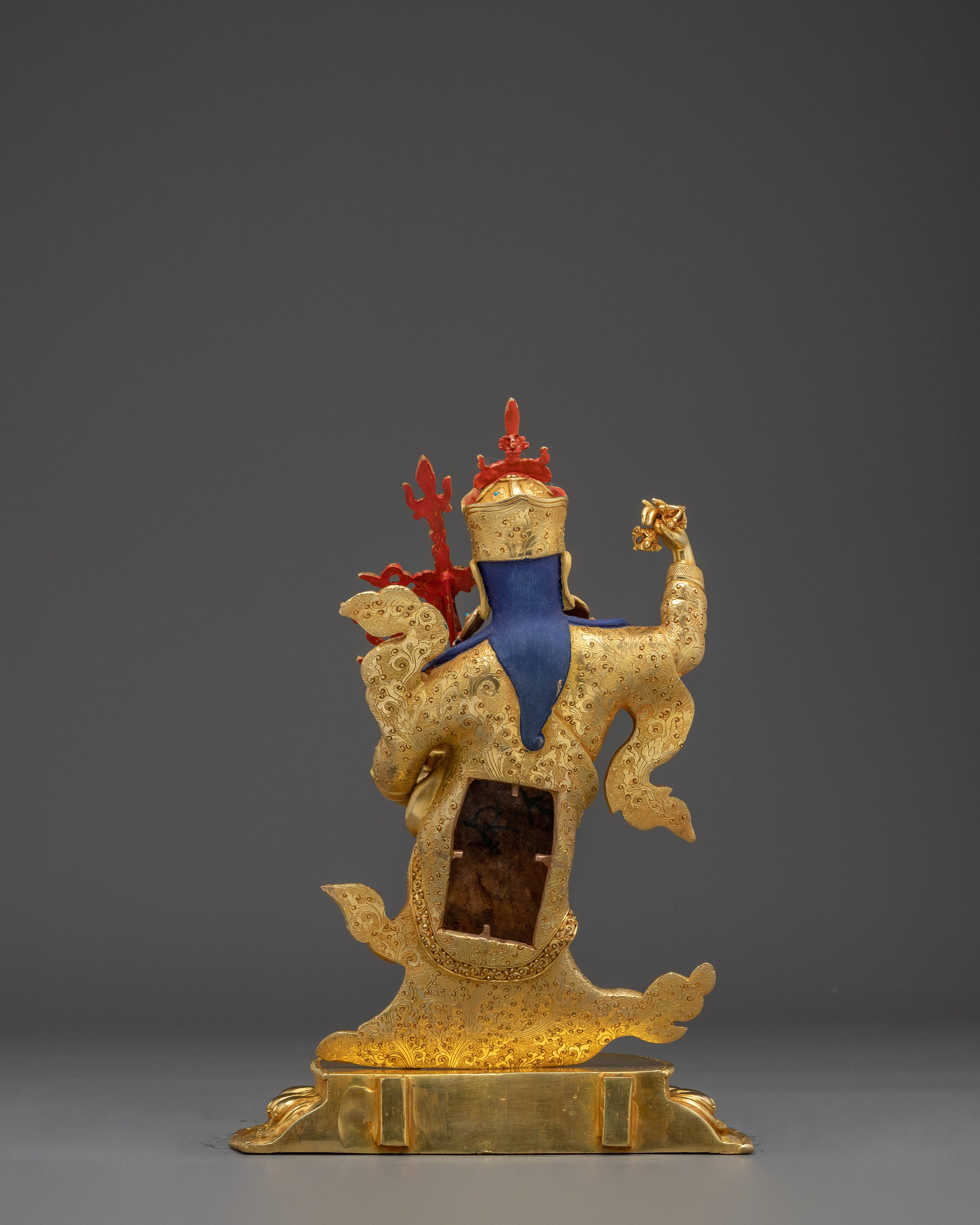 Golden Statue of Standing Guru Rinpoche