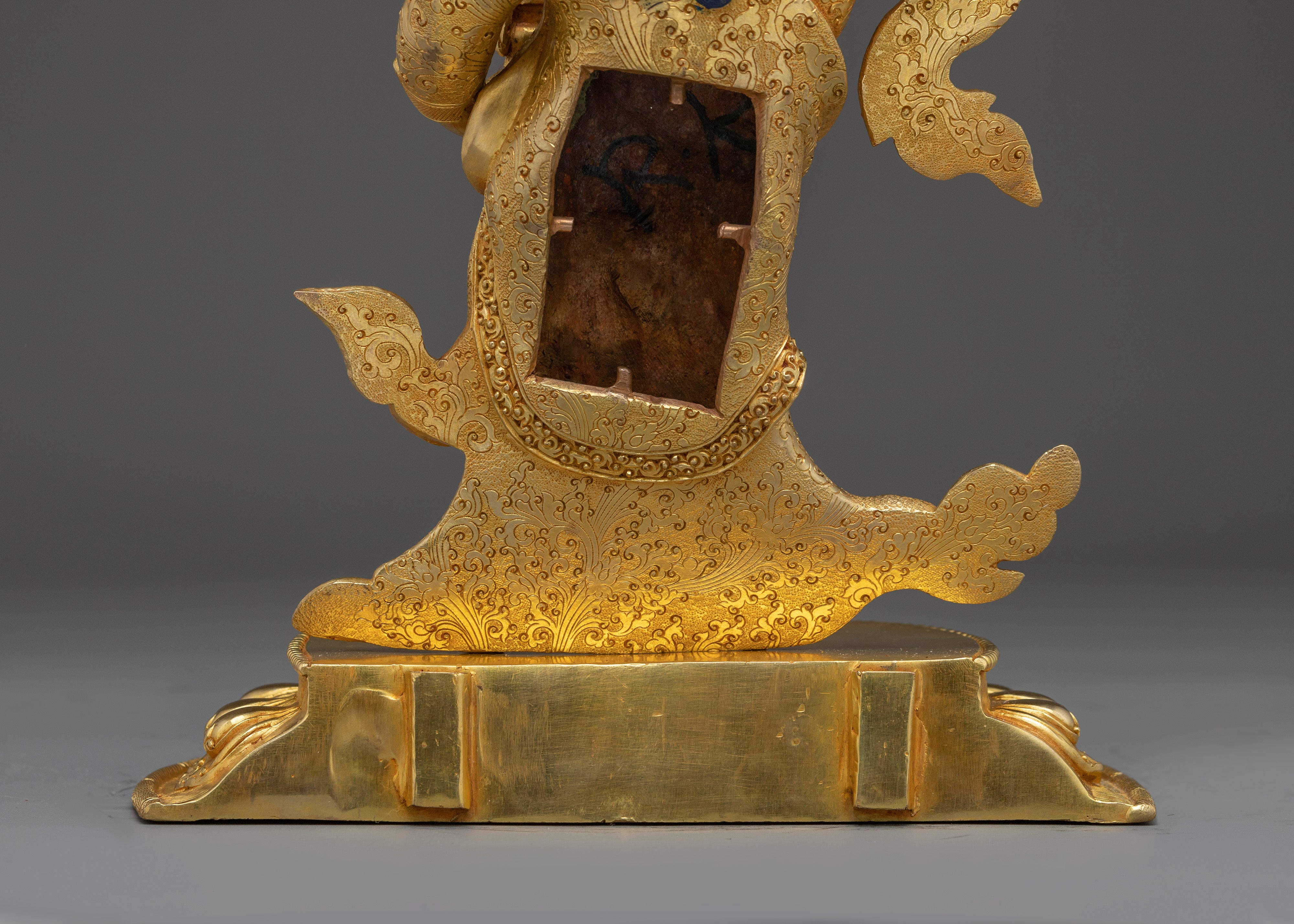 Golden Statue of Standing Guru Rinpoche