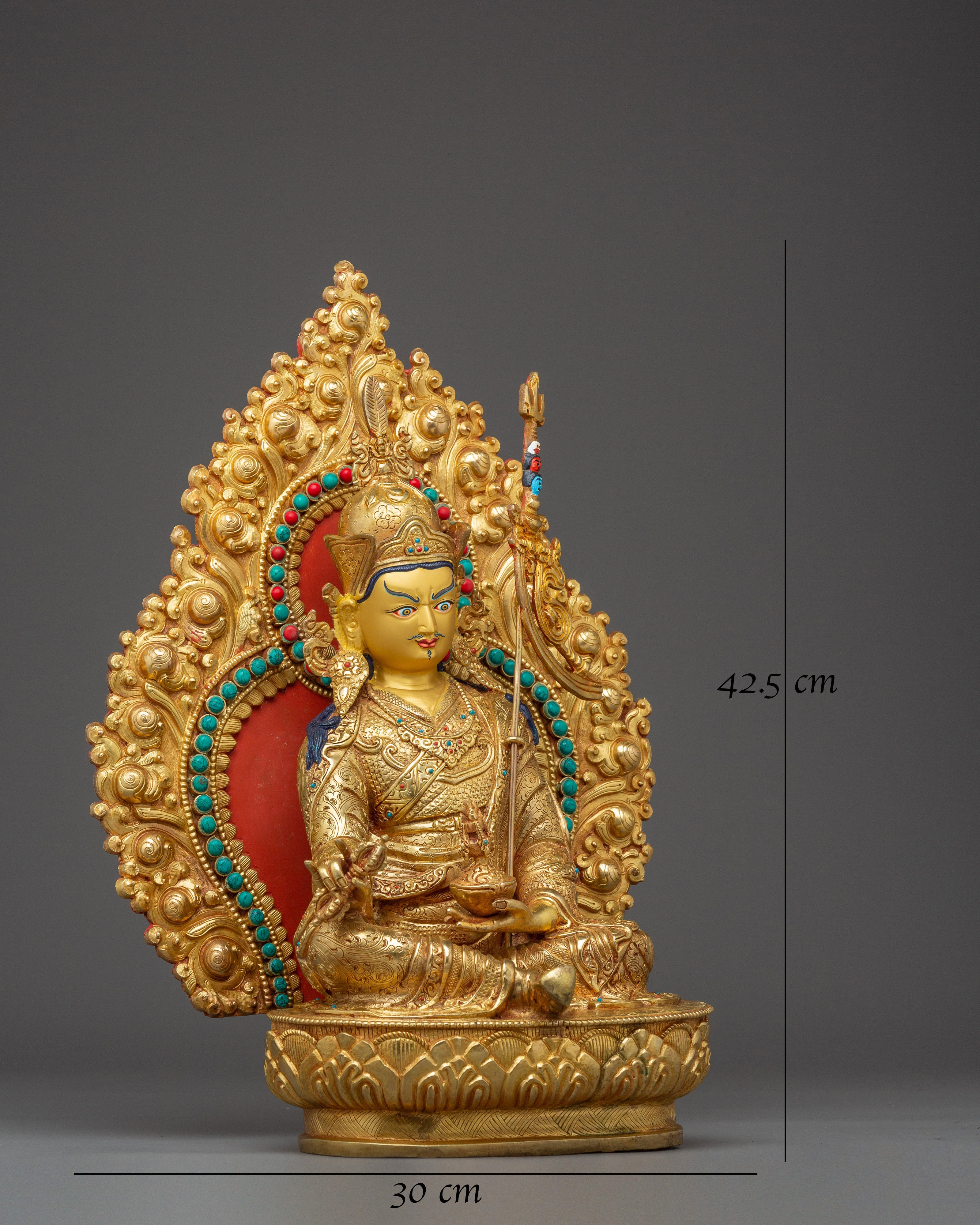 Guru Rinpoche Statue Symbol of Wisdom