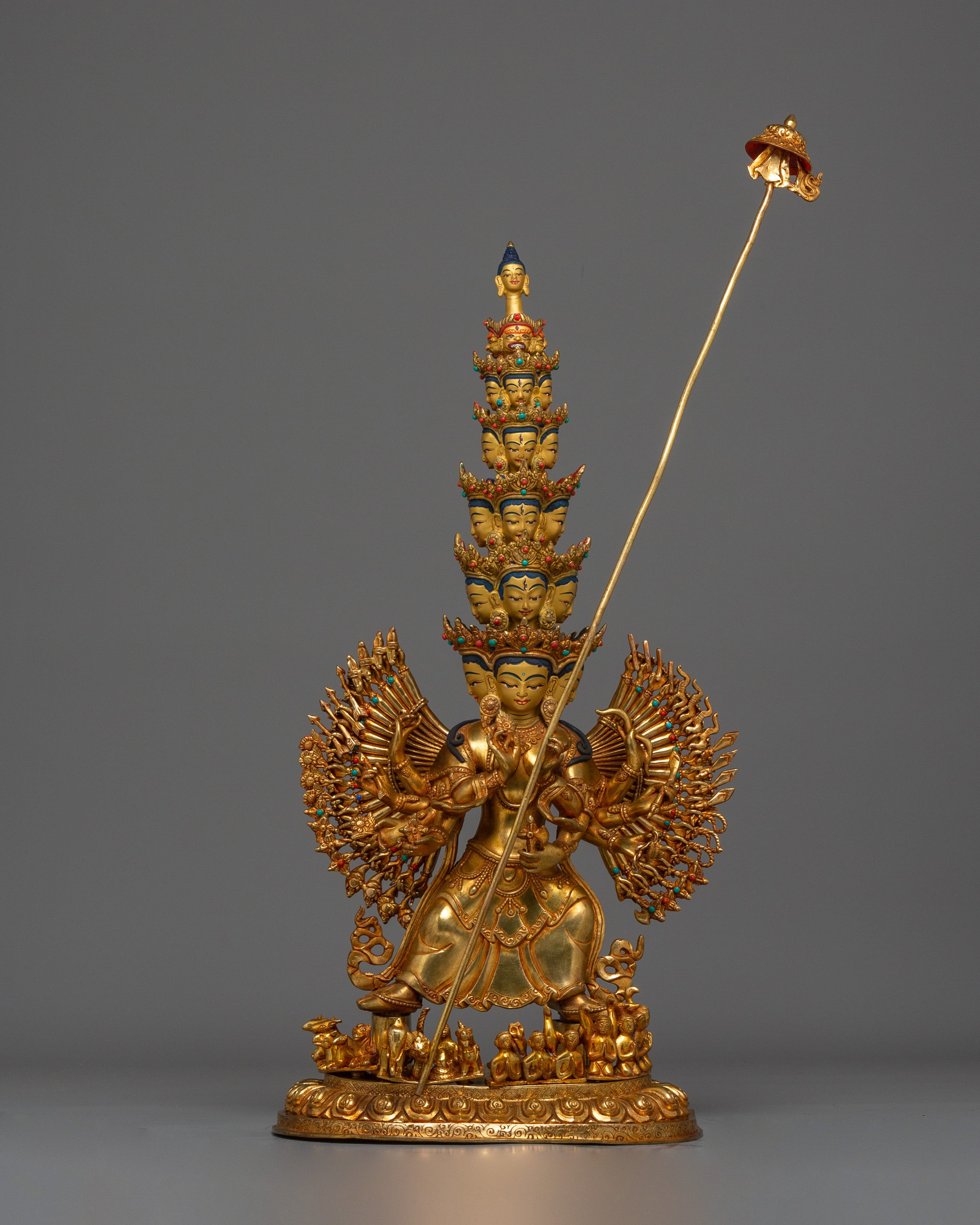 1000 Armed Dukar Statue: White Parasol Deity