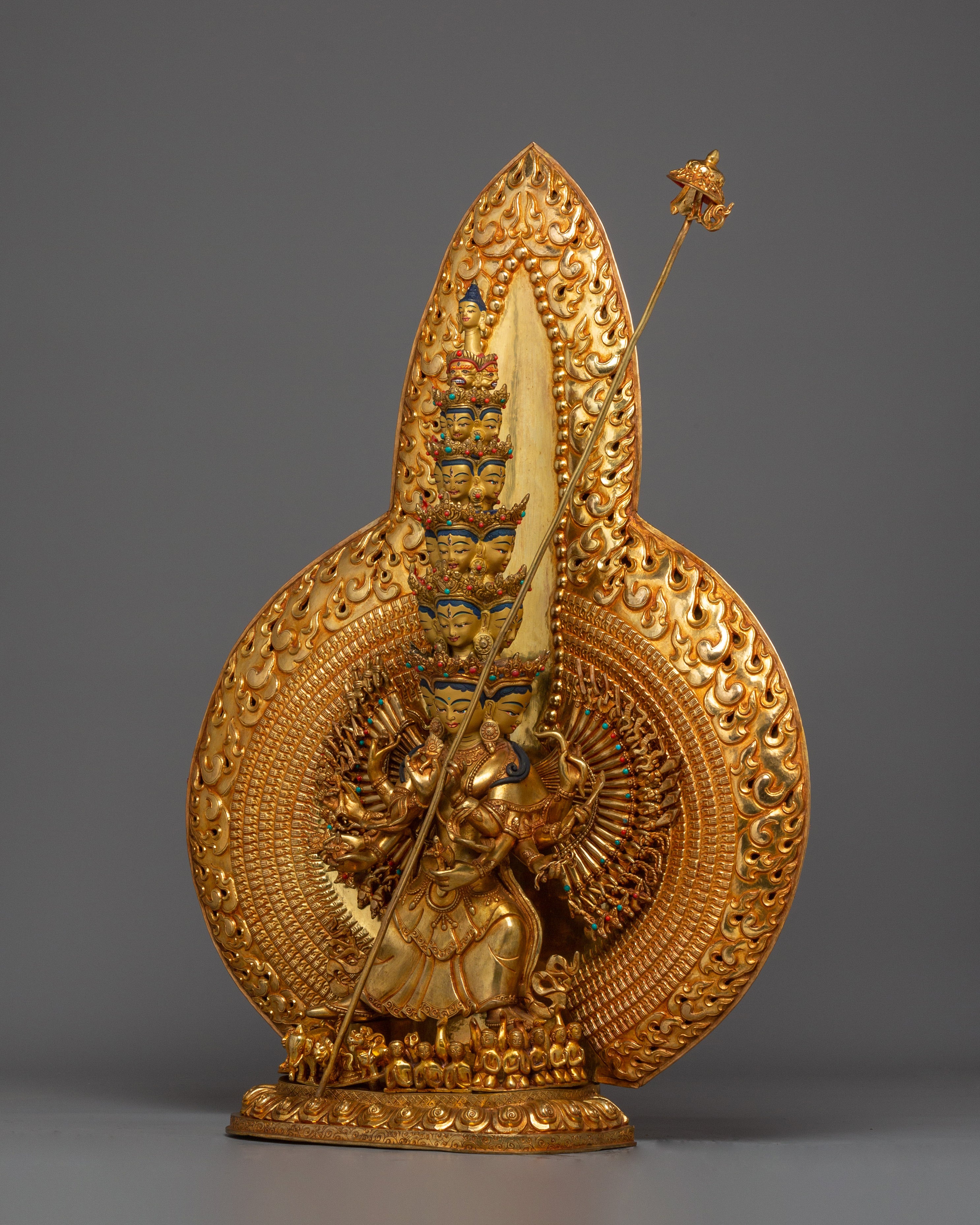1000 Armed Dukar Statue: White Parasol Deity