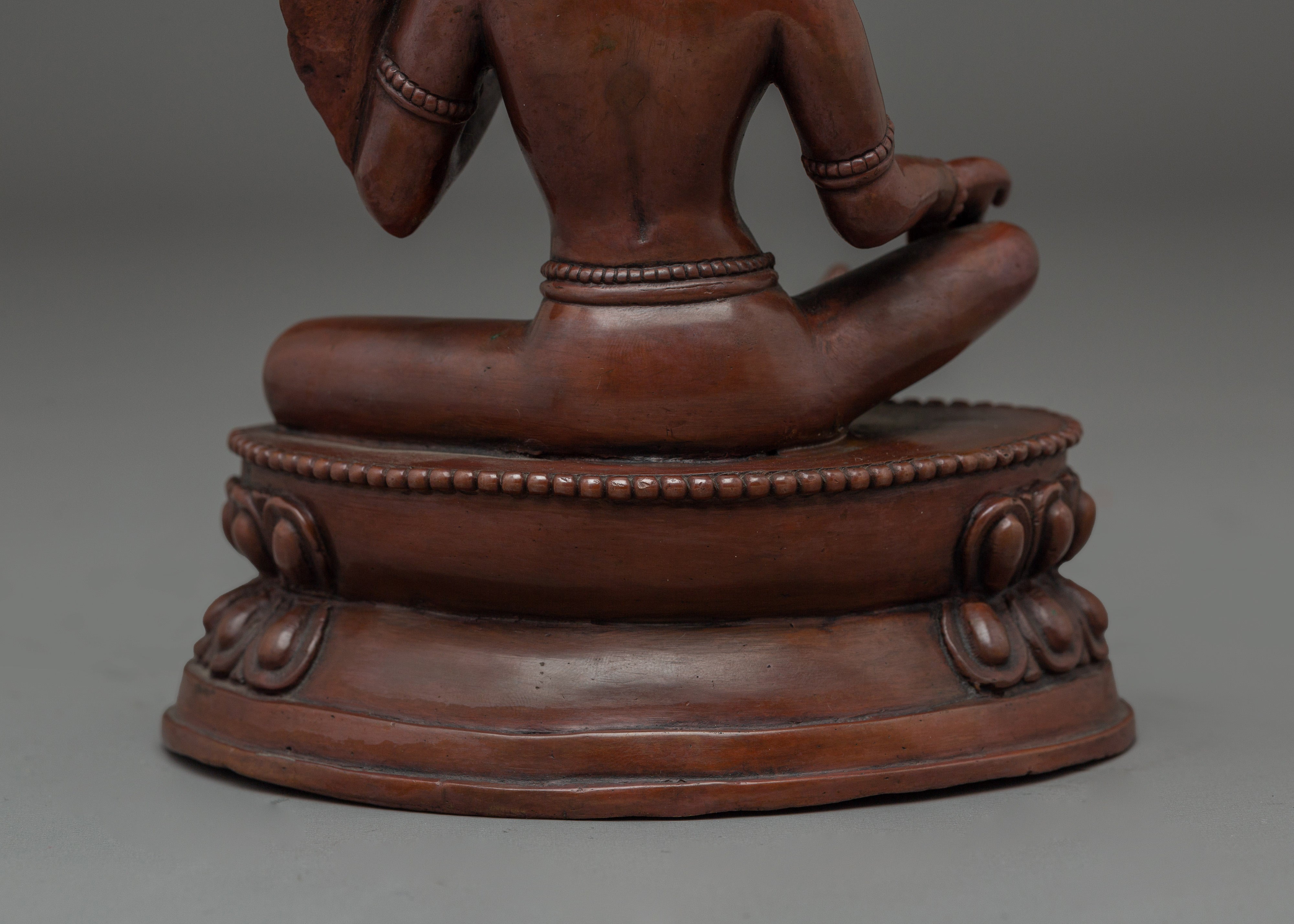 Green Tara, Lotus Seated Savior | Handcrafted Nepali Artwork