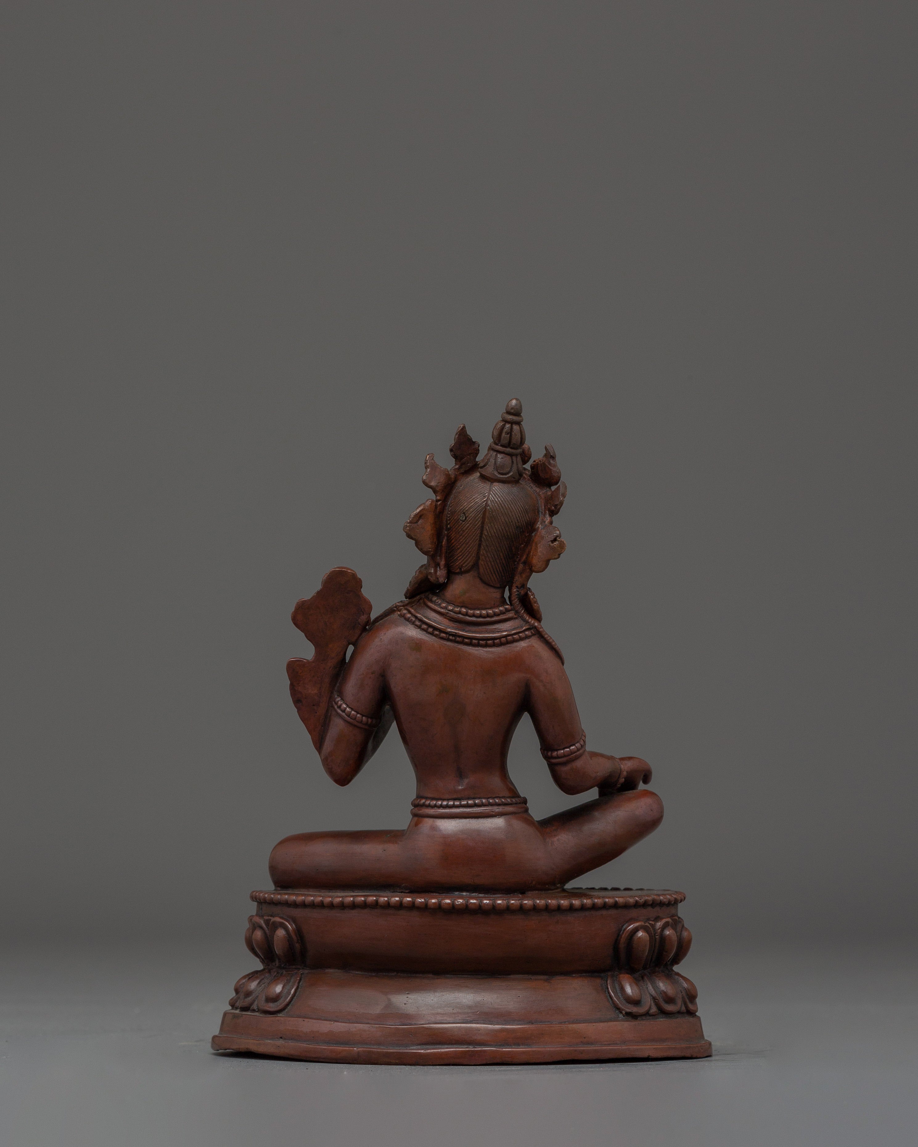 Green Tara, Lotus Seated Savior | Handcrafted Nepali Artwork