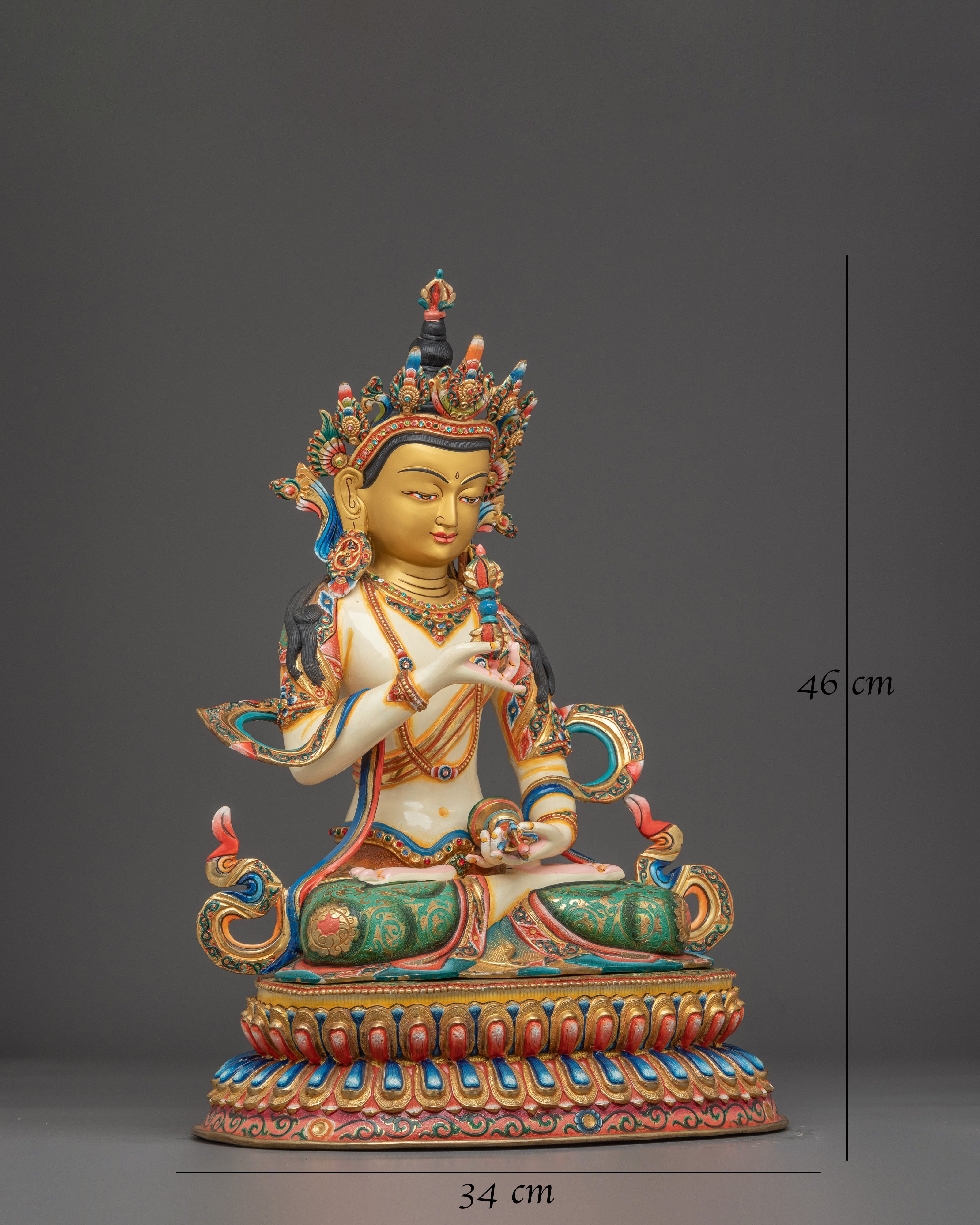 Vajrasattva Statue: Buddhist Purification Bodhisattva 