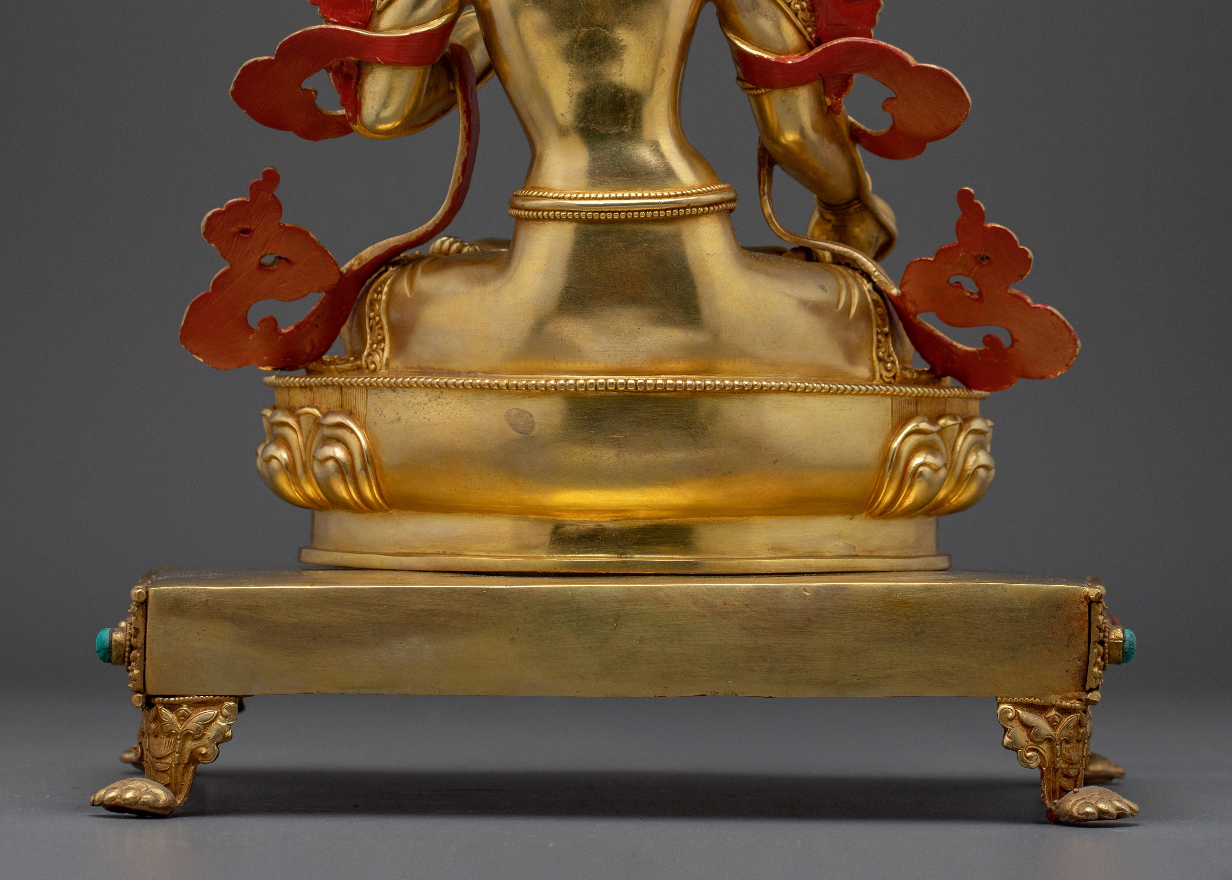 Serene White Tara Figure | Compassionate Tibetan Deity of Life and Peace