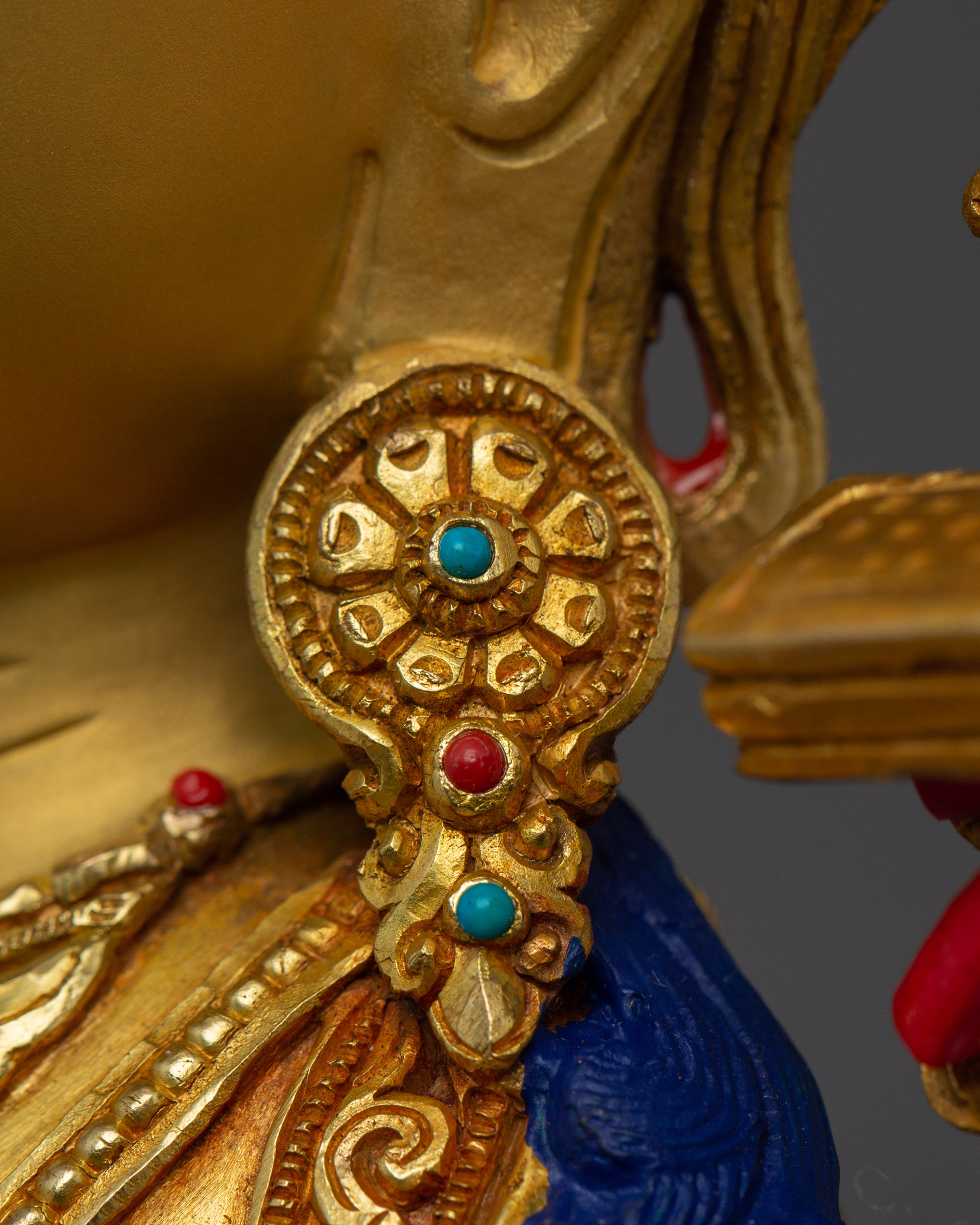 Manjushri, Guardian of Knowledge | Handcrafted Nepali Figure
