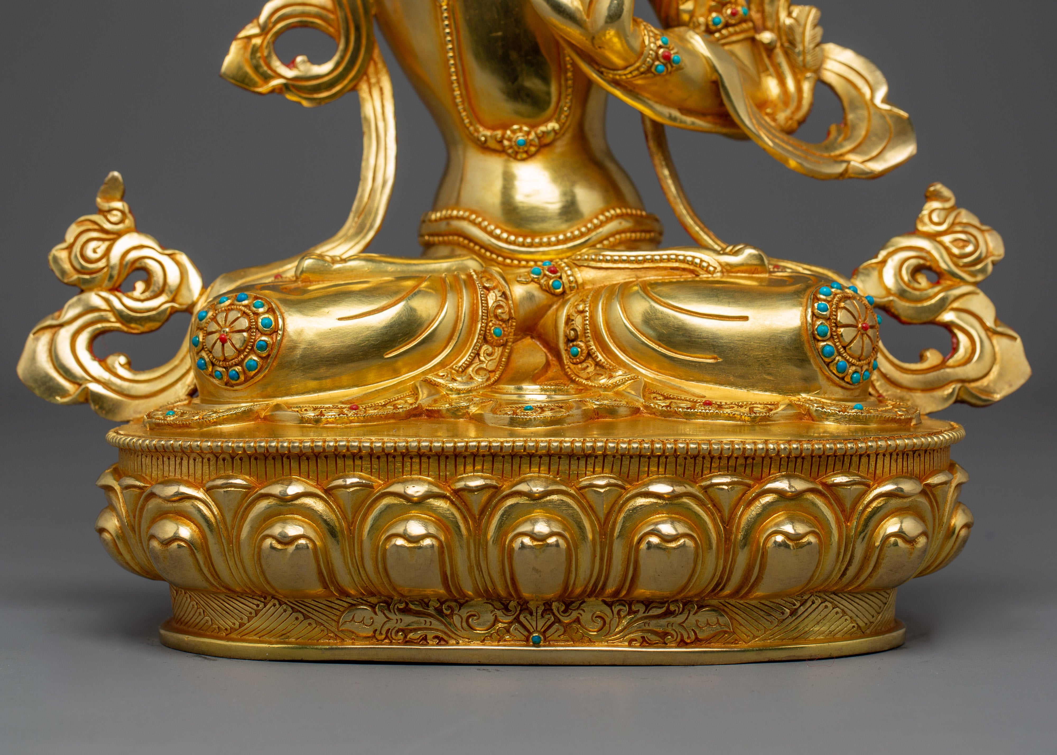 Manjushri, Guardian of Knowledge | Handcrafted Nepali Figure