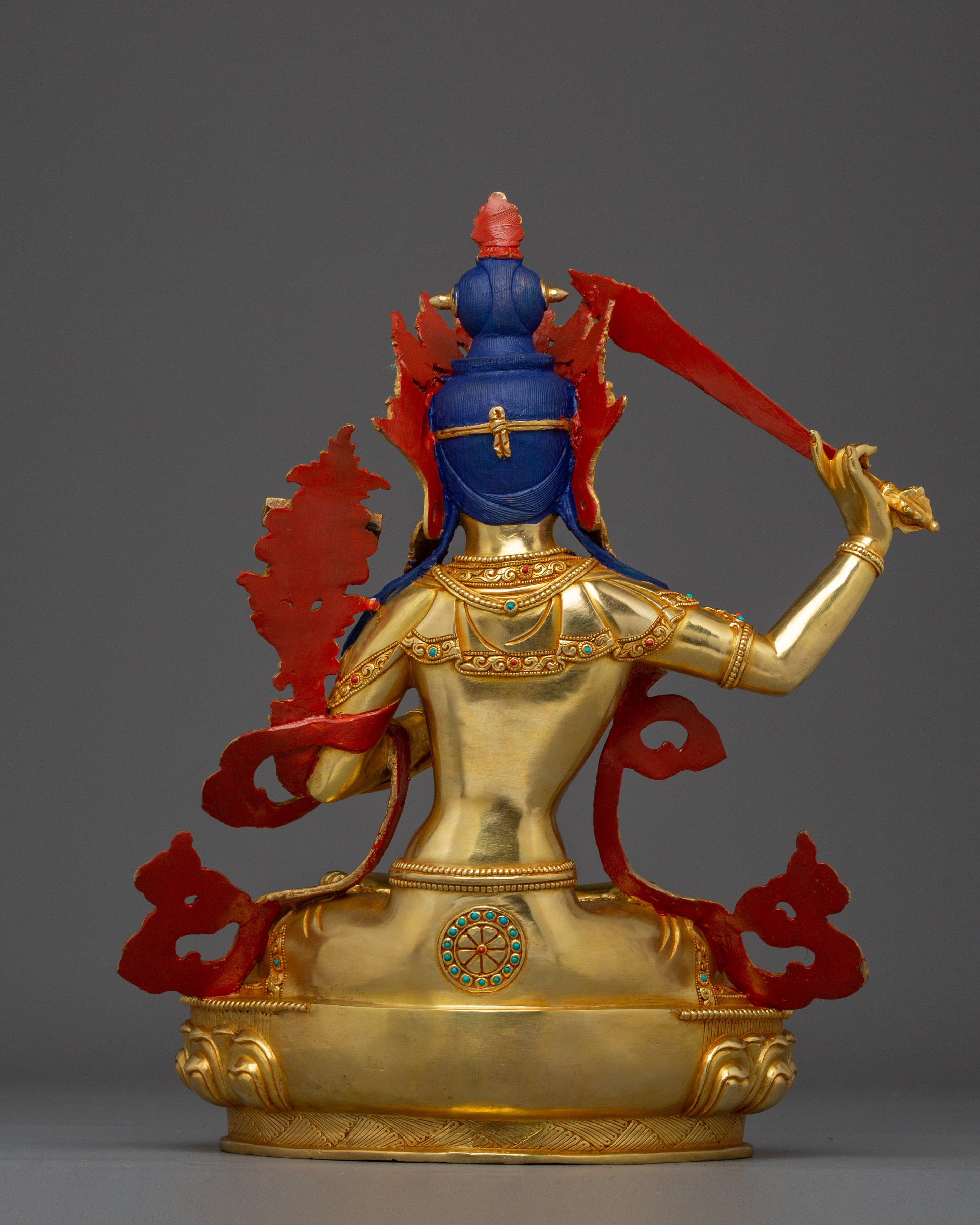 Manjushri, Guardian of Knowledge | Handcrafted Nepali Figure