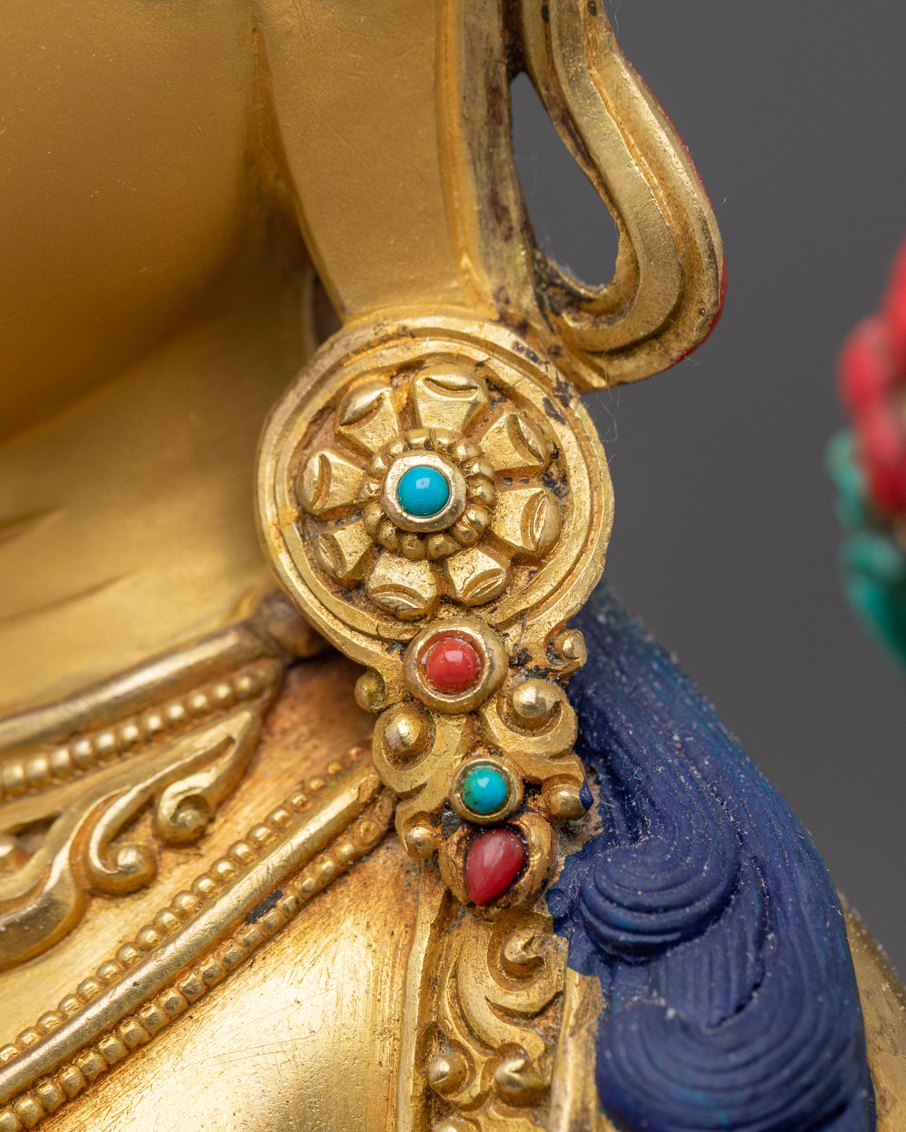 Serene White Tara Figure | Compassionate Tibetan Deity of Life and Peace