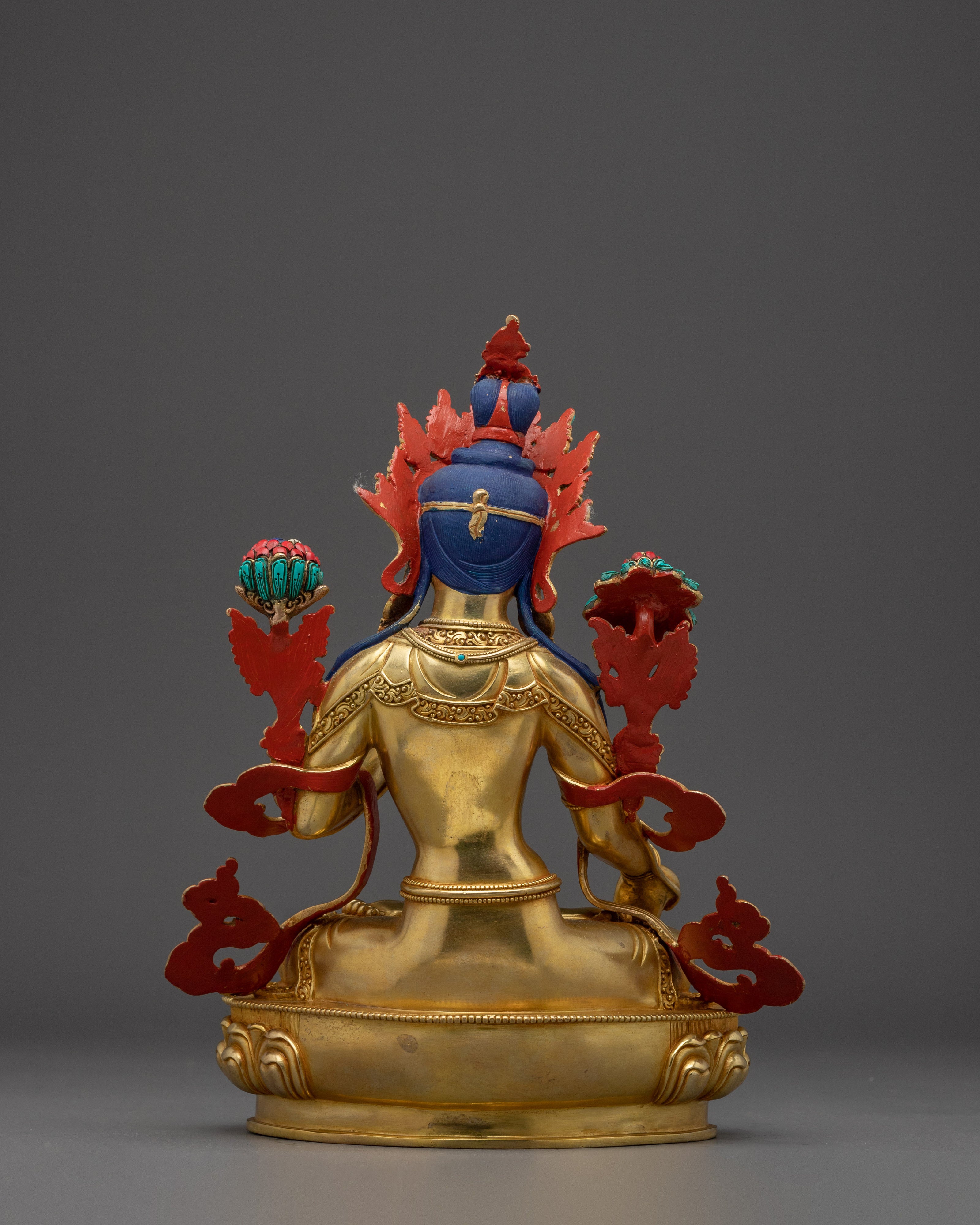 White Tara, Peaceful Statue | Handcrafted Nepali Icon for Meditation