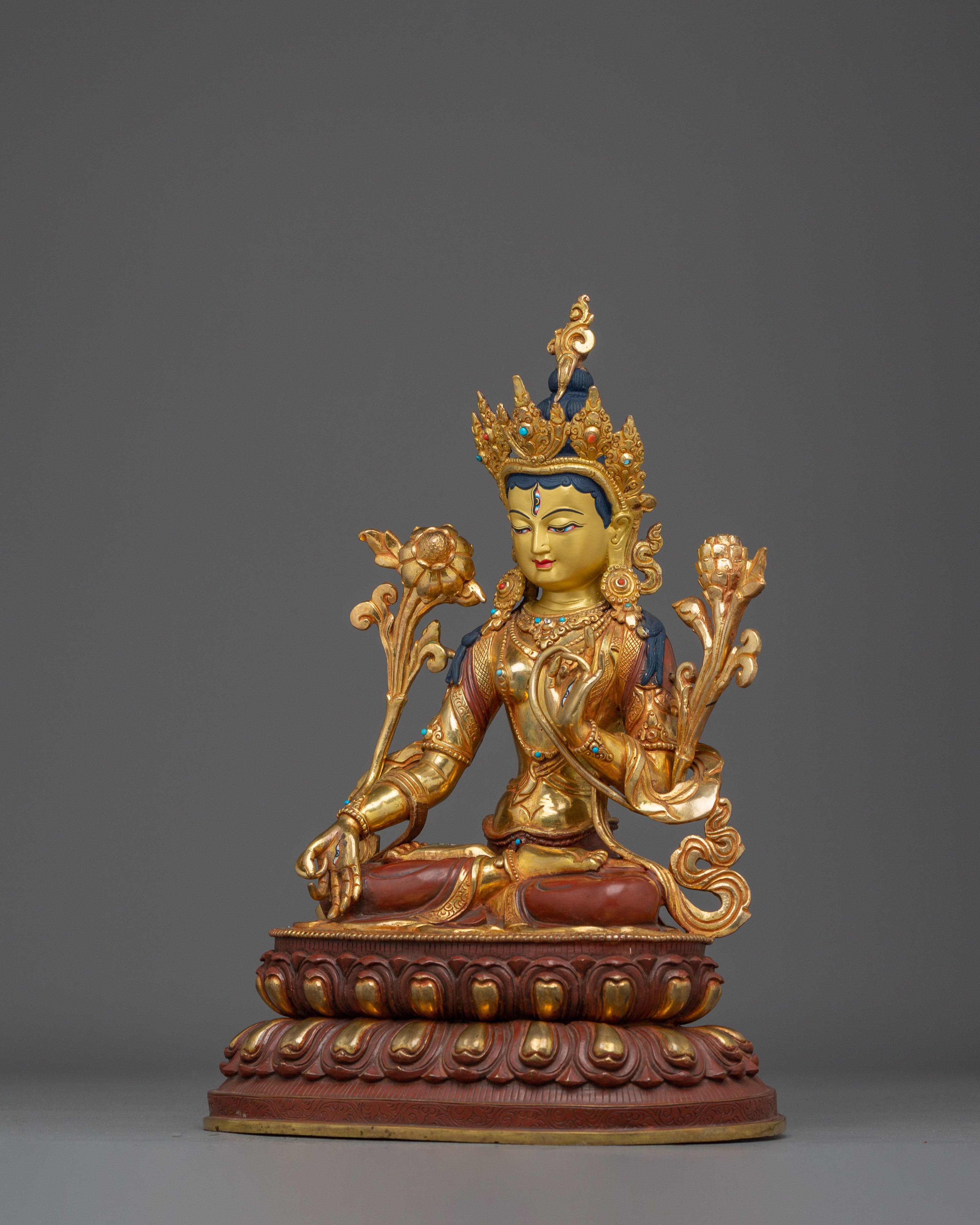 Buddhist Goddess of Healing White Tara | Tibetan Goddess of Healing & Longevity