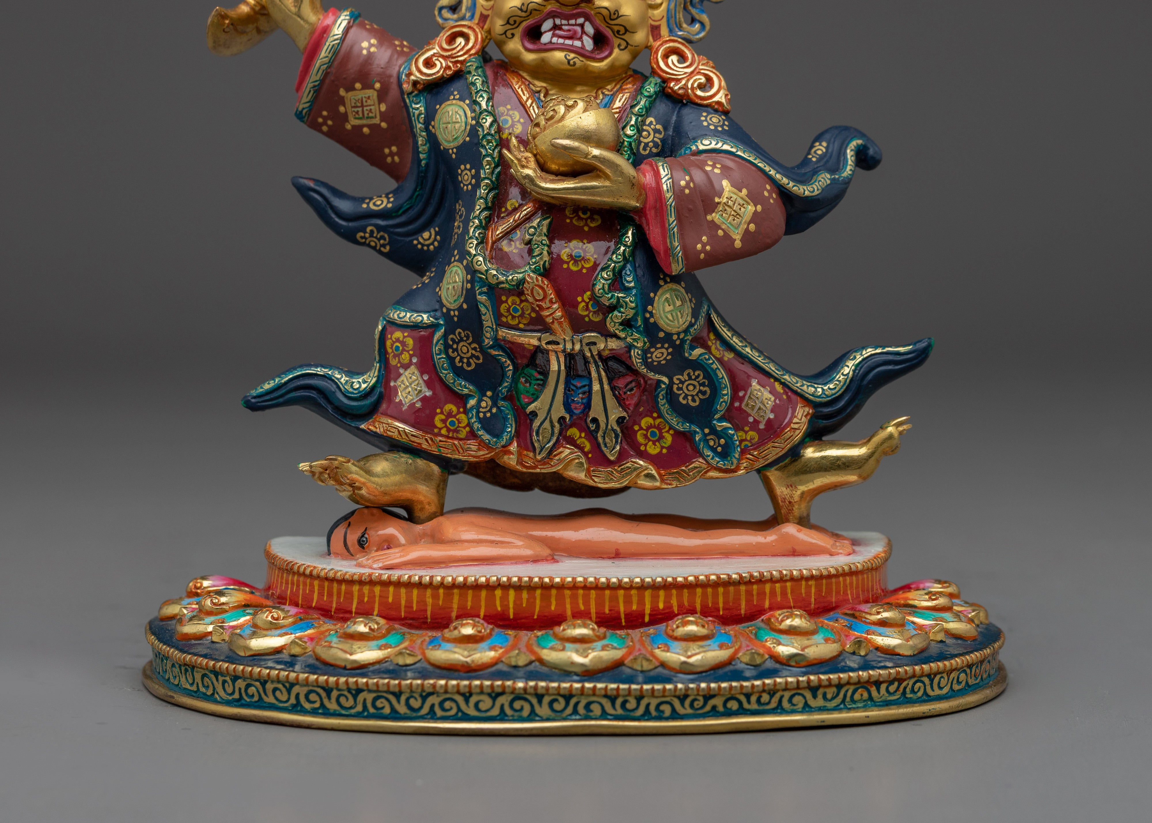 Mahakala Bernagchen Fierce Copper Deity | Tibetan Protector for Vajrayana Rituals
