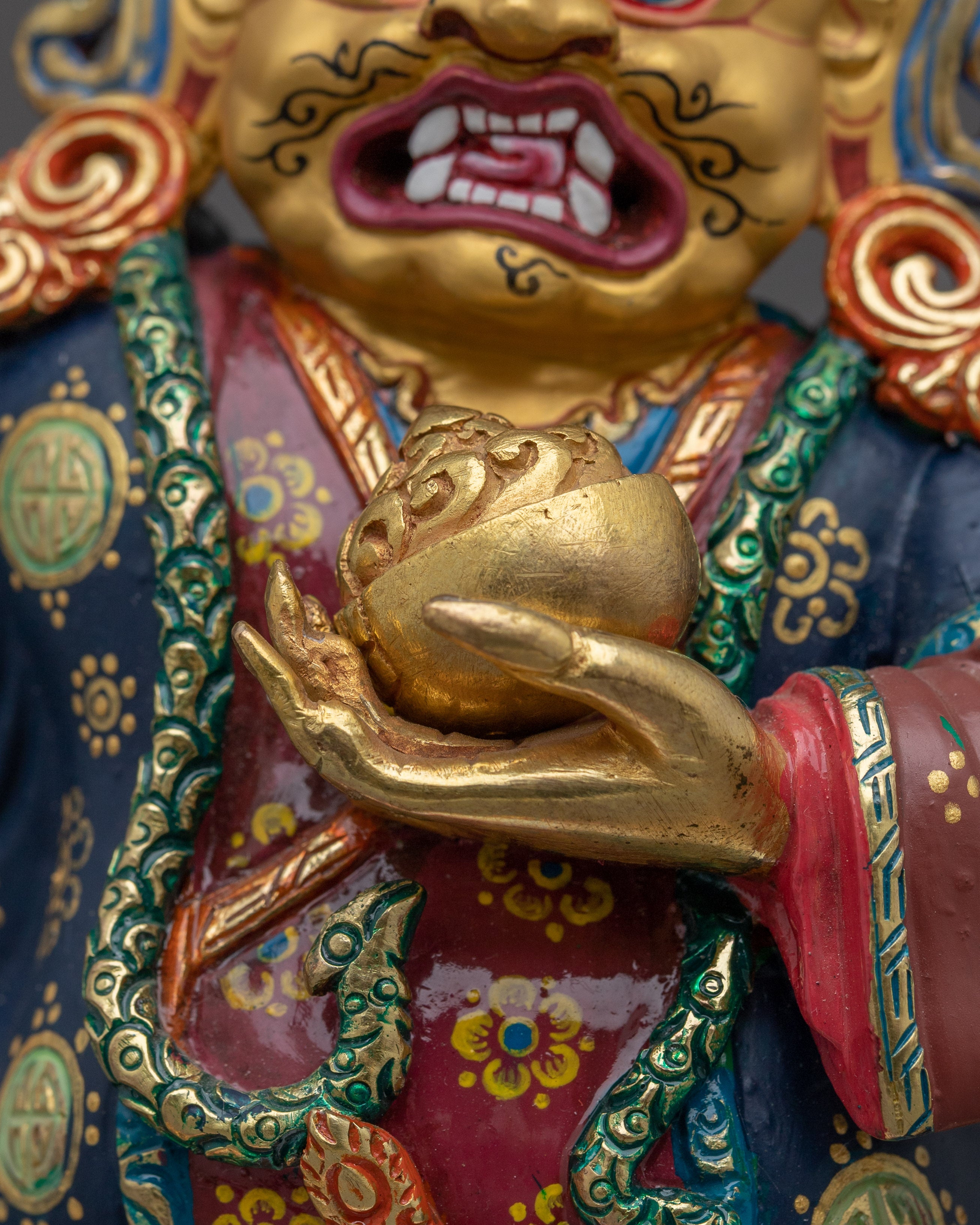 Mahakala Bernagchen Fierce Copper Deity | Tibetan Protector for Vajrayana Rituals