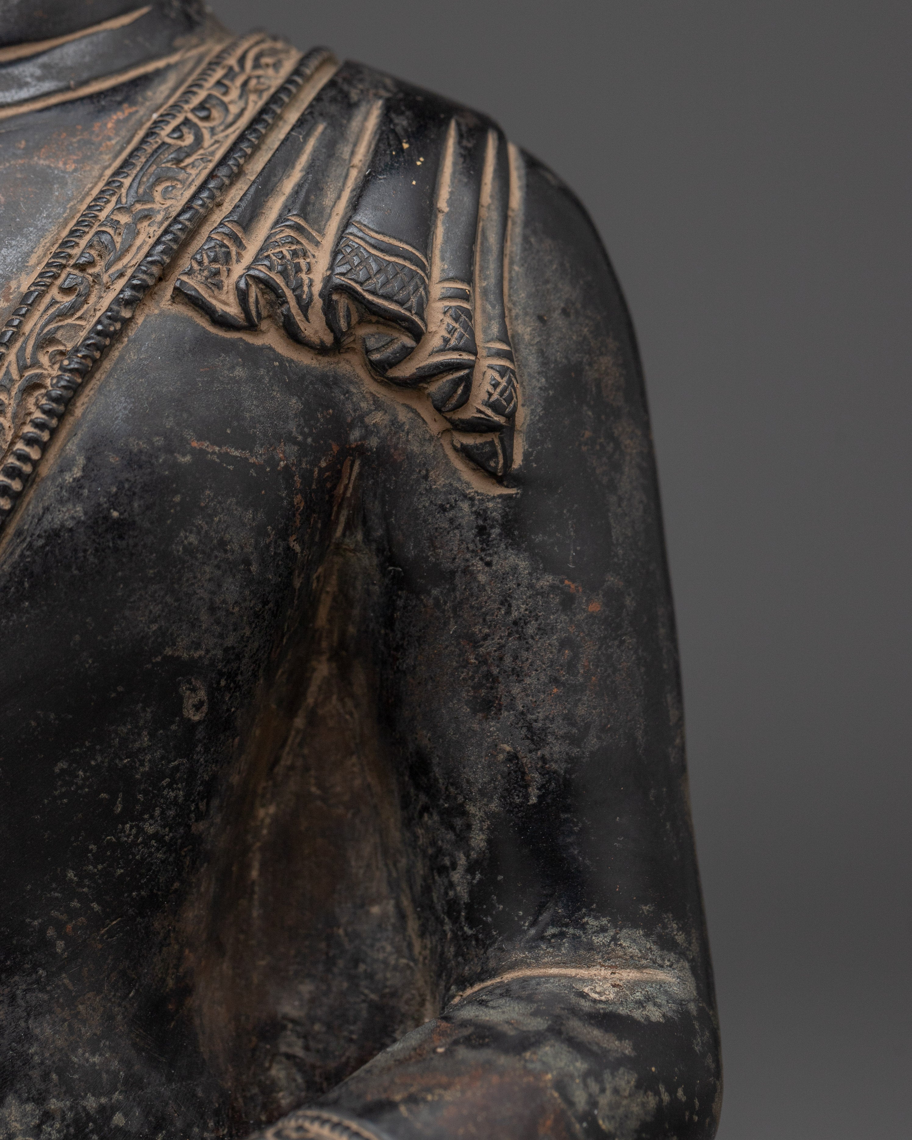 Buddha Amogasiddhi Copper Statue | Divine Dhyani Buddha