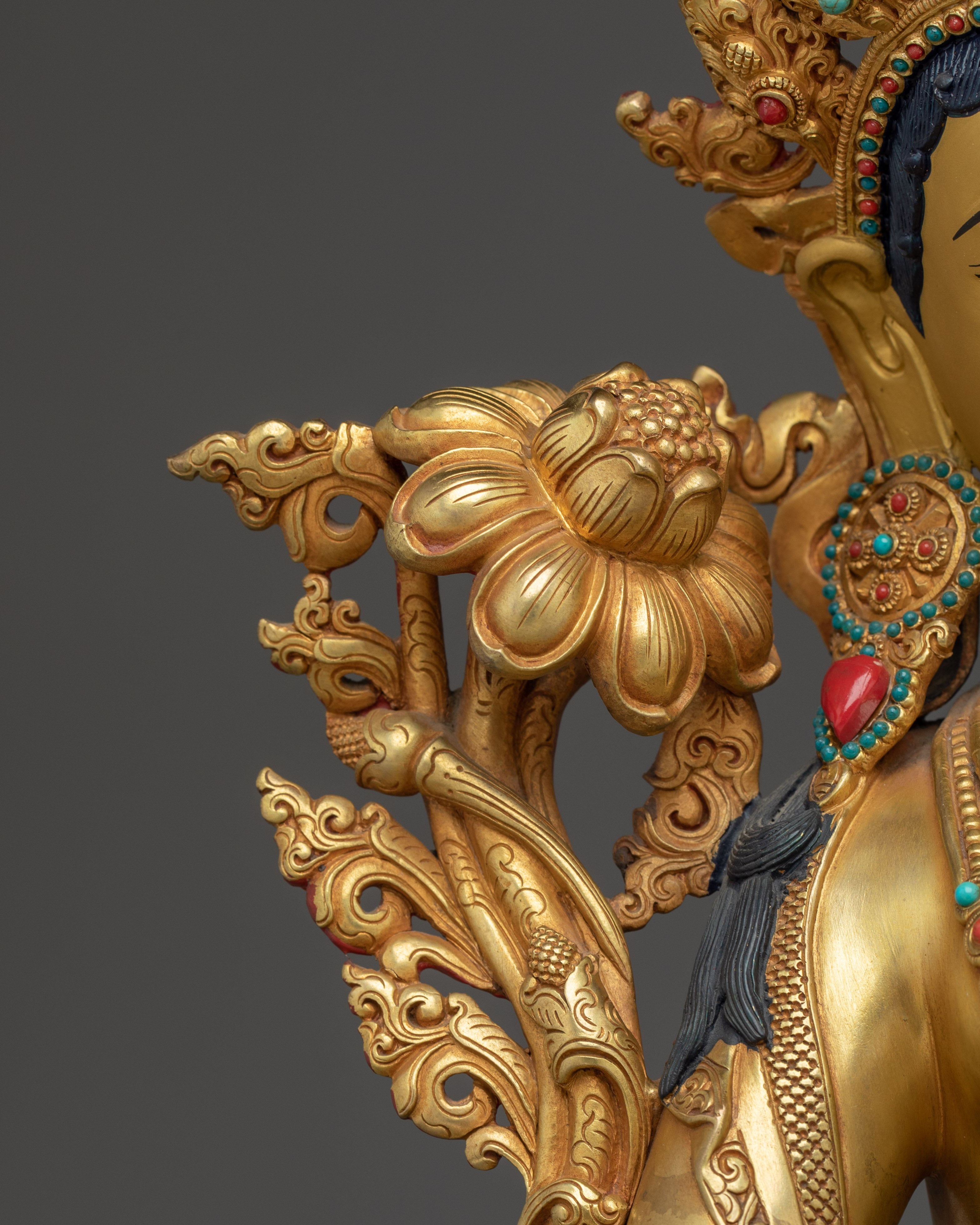 Radiant Green Tara Statue:  Mother of Liberation