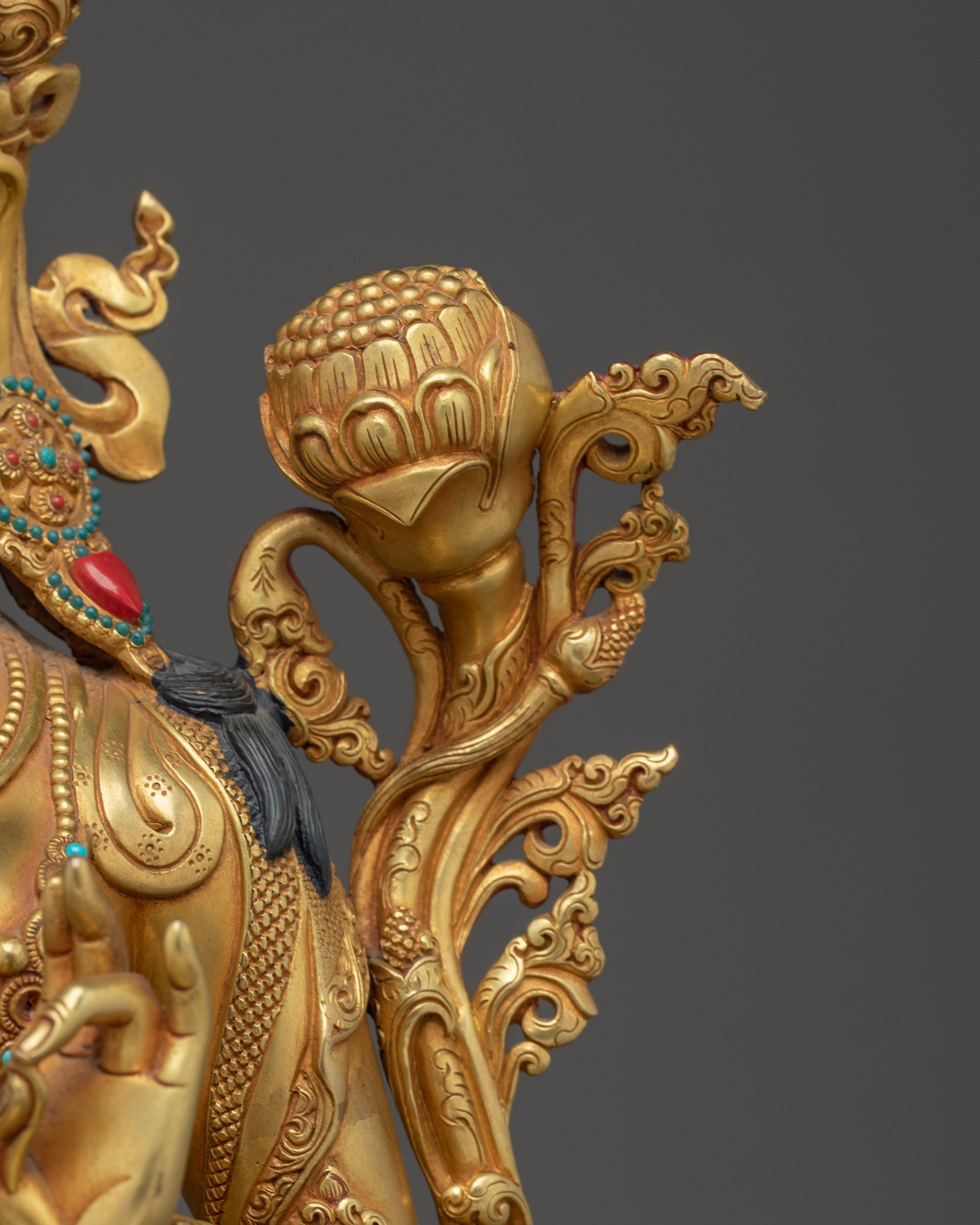 Radiant Green Tara Statue:  Mother of Liberation