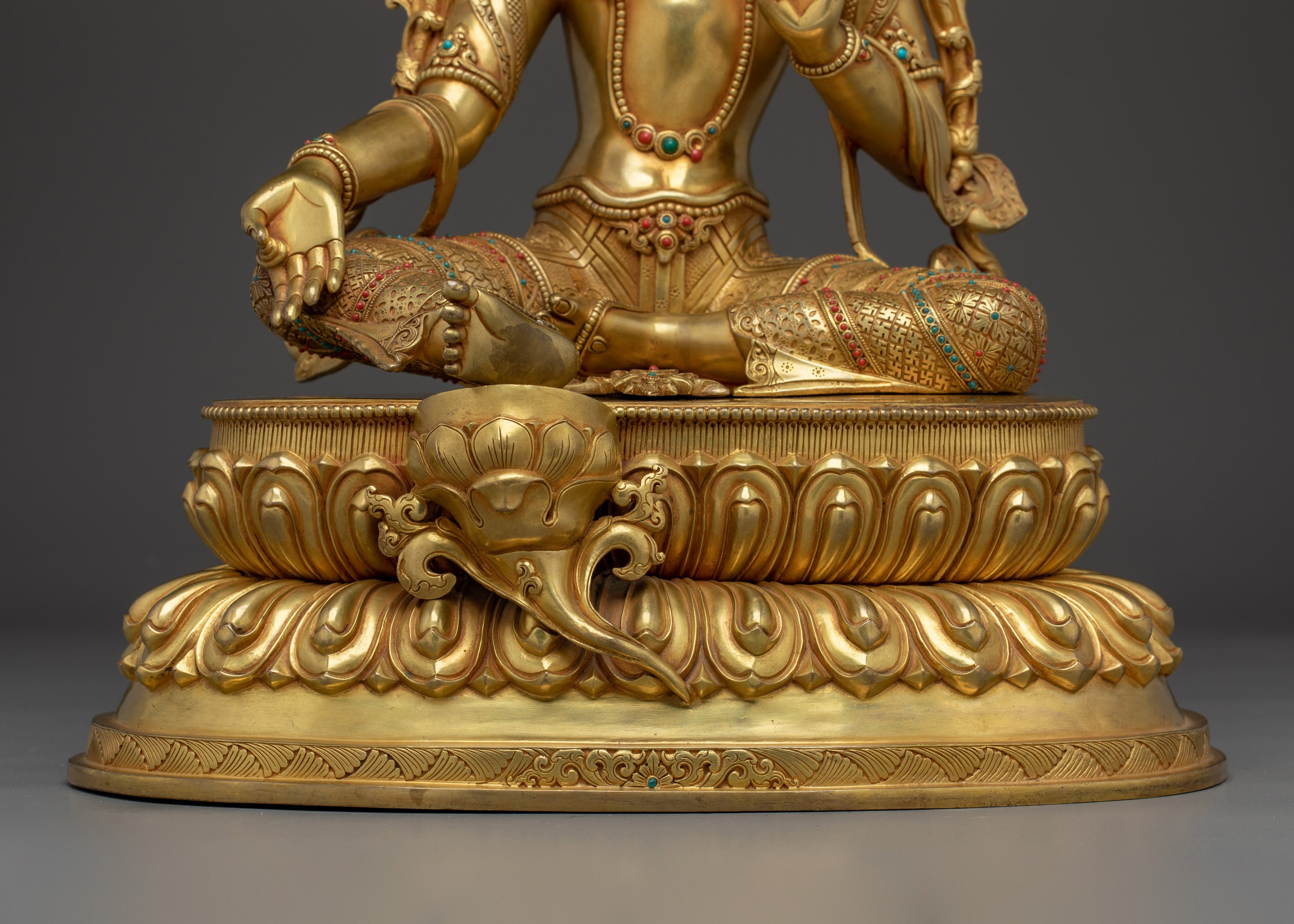 Radiant Green Tara Statue:  Mother of Liberation