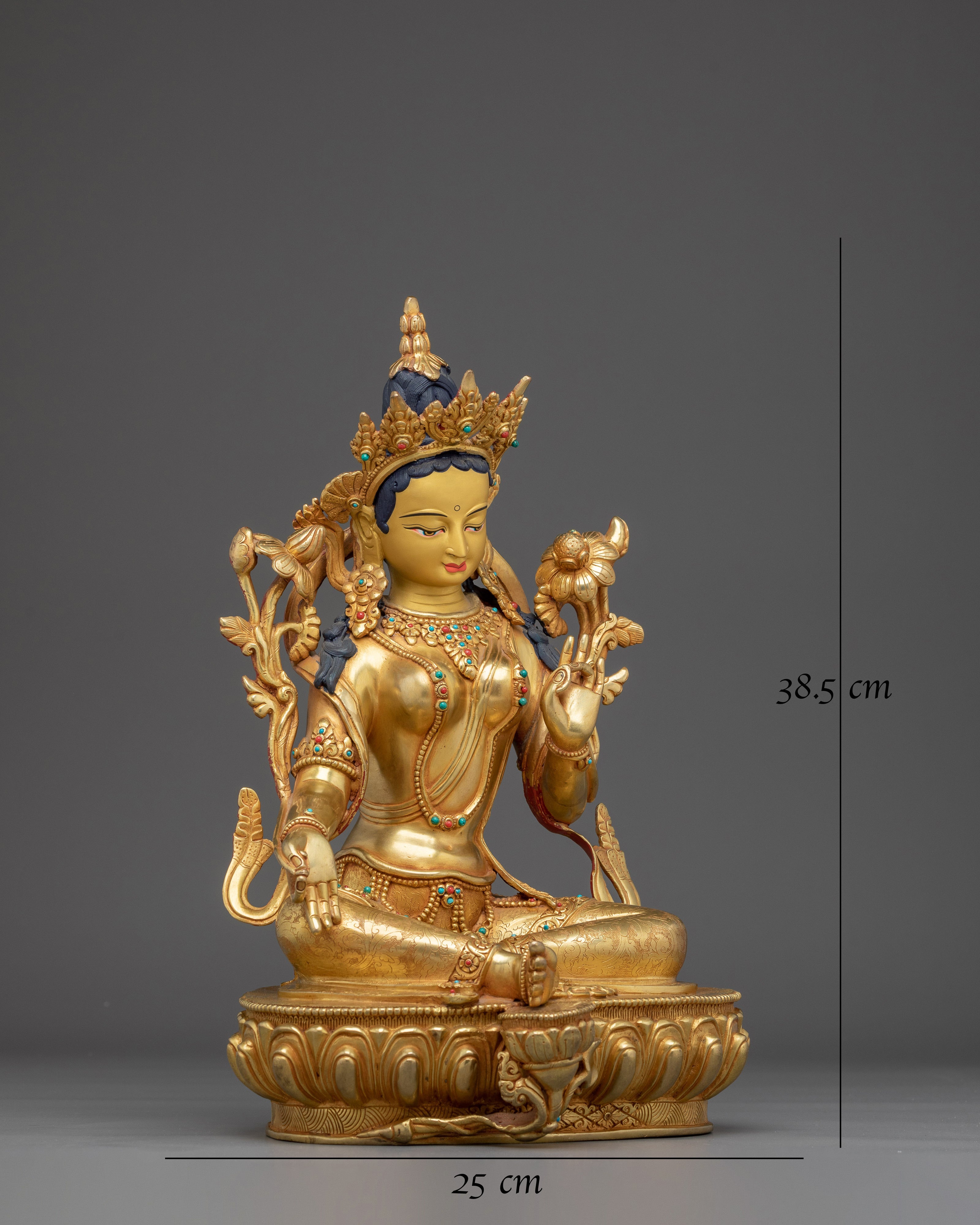 Green Tara Statue: The Mother of All Buddhas 