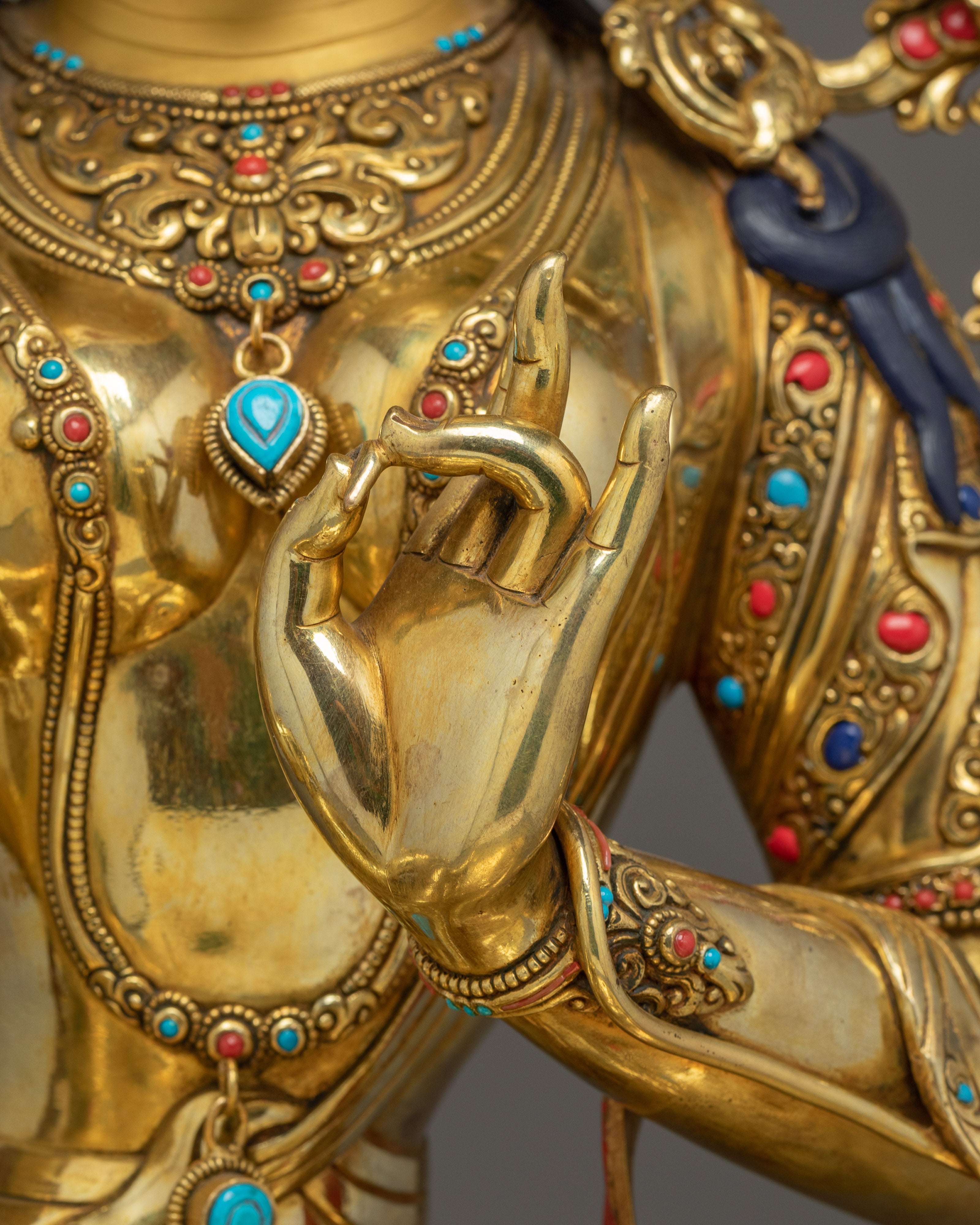 Green Tara Art, Swift Liberator of Compassion | Tibetan Buddhist Sculpture