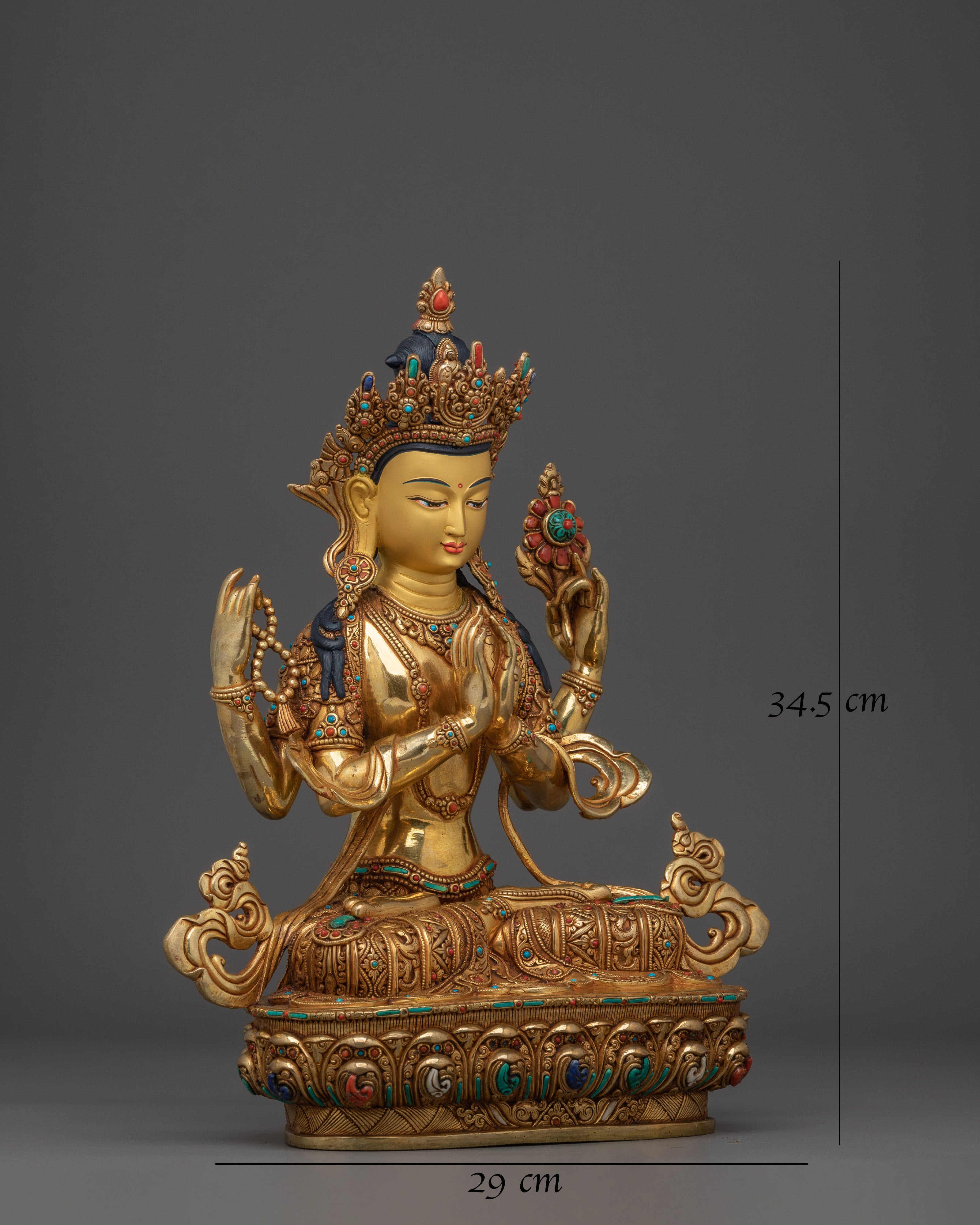Chenrezig Statue: The Bodhisattva of Compassion 