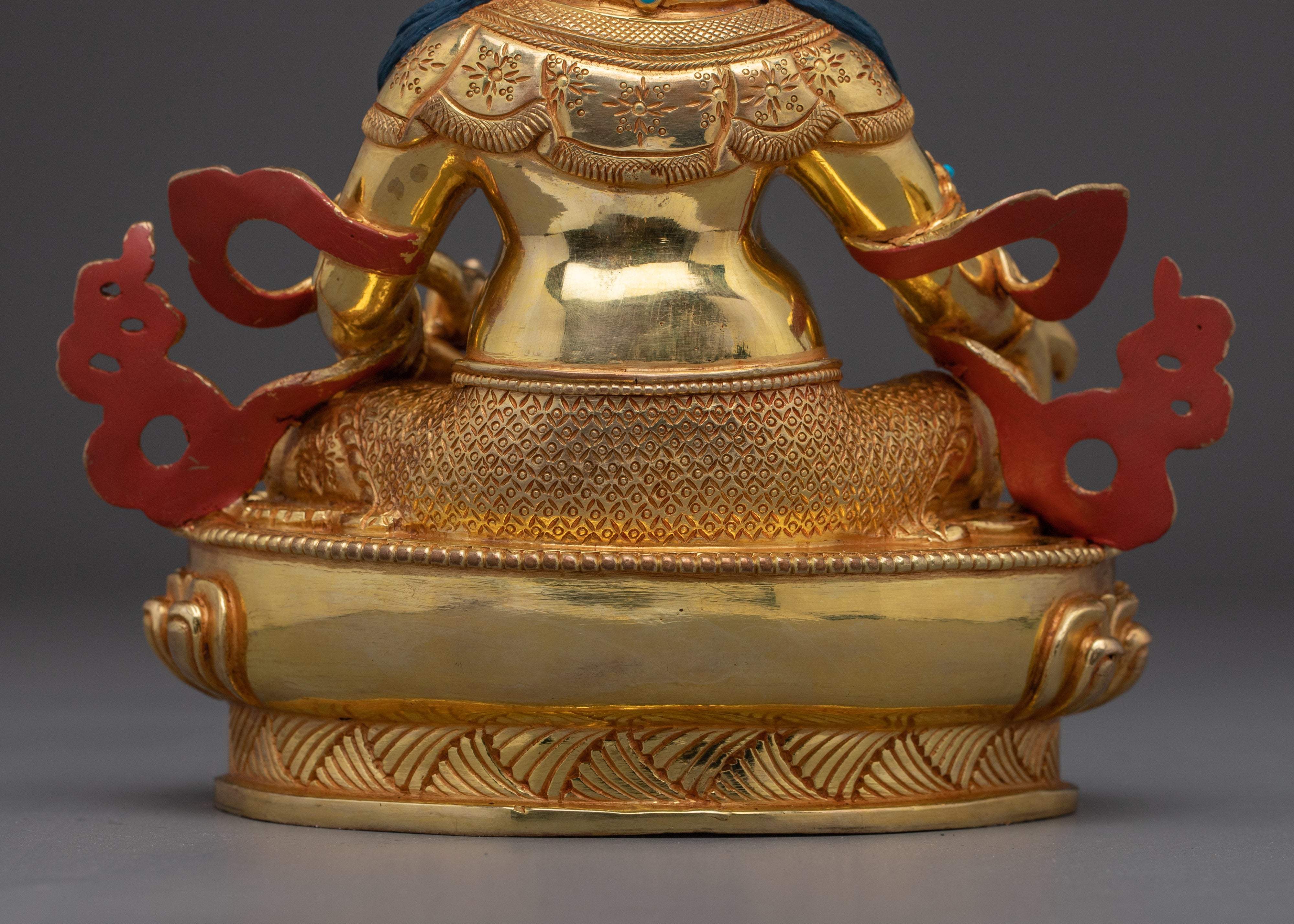 Tibetan Fortune Dzambhala | Handcrafted Icon of Prosperity and Offering