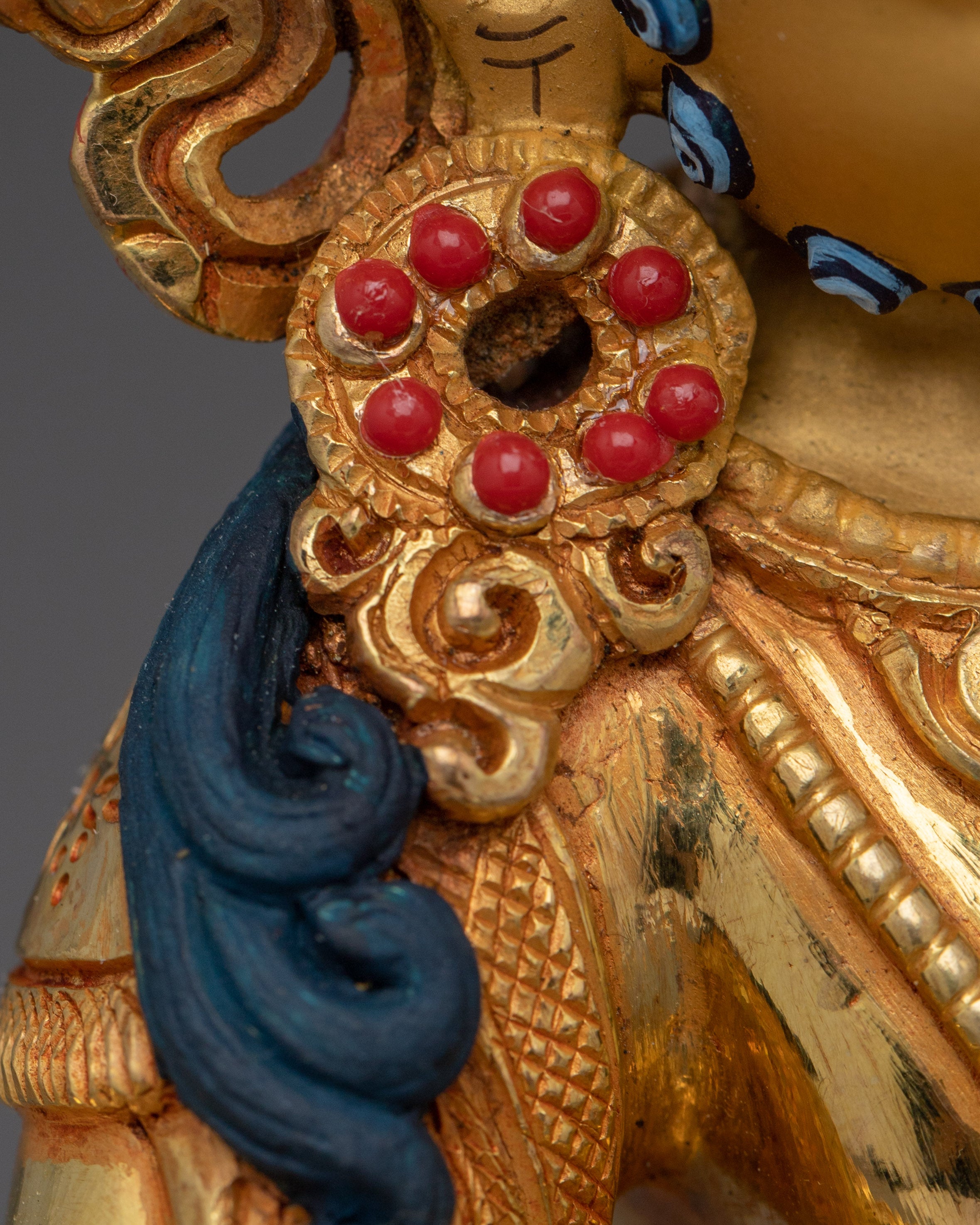 Tibetan Fortune Dzambhala | Handcrafted Icon of Prosperity and Offering