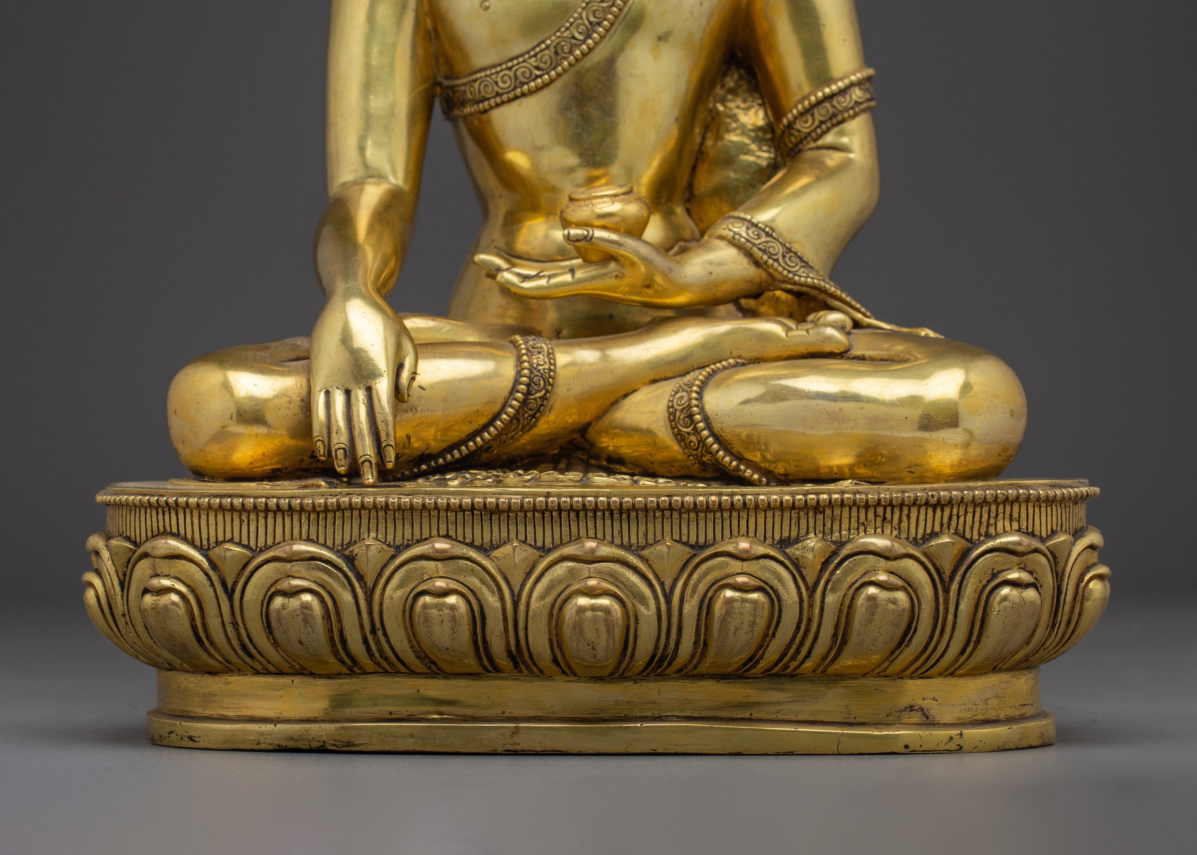 Shakyamuni Buddha Statue for Spiritual Practice | Copper Art for Peace and Meditation