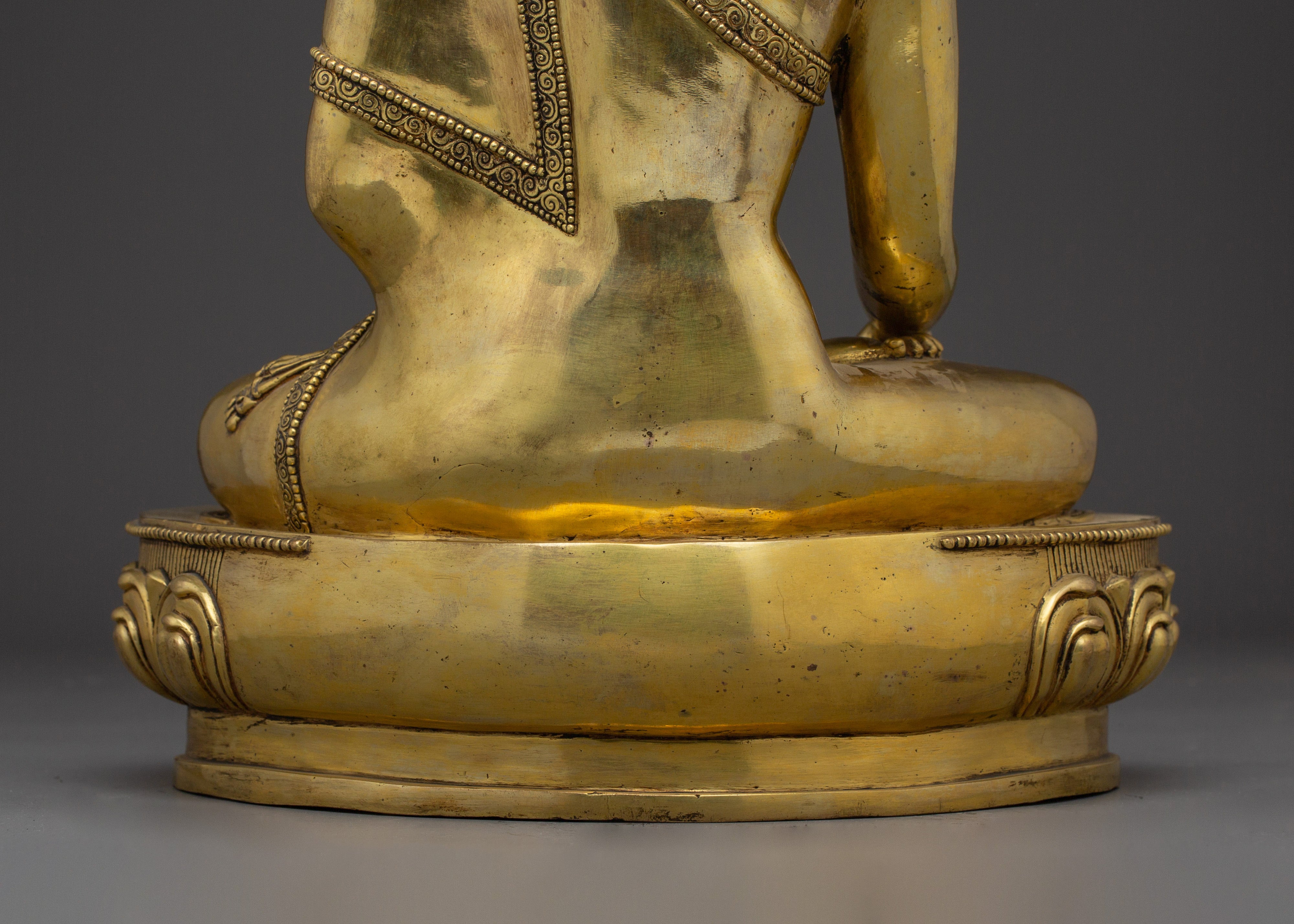 Shakyamuni Buddha Statue for Spiritual Practice | Copper Art for Peace and Meditation