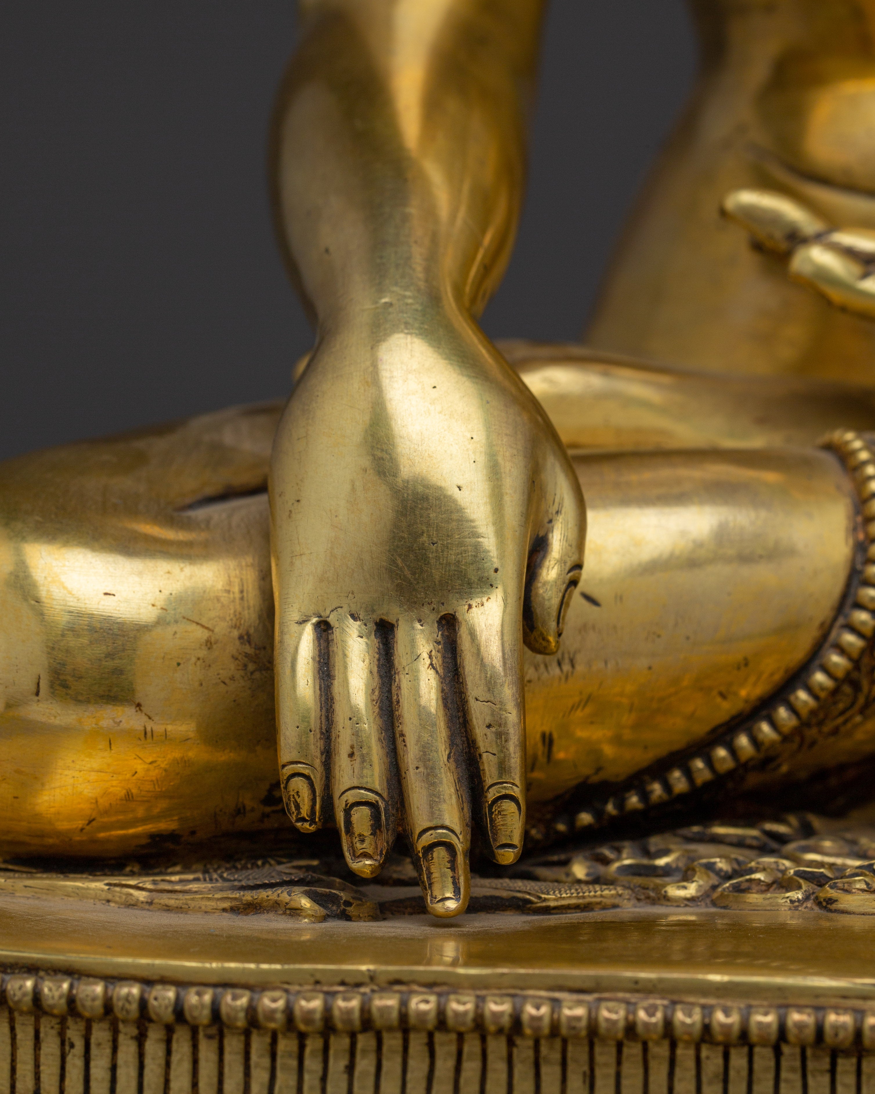 Shakyamuni Buddha Statue for Spiritual Practice | Copper Art for Peace and Meditation