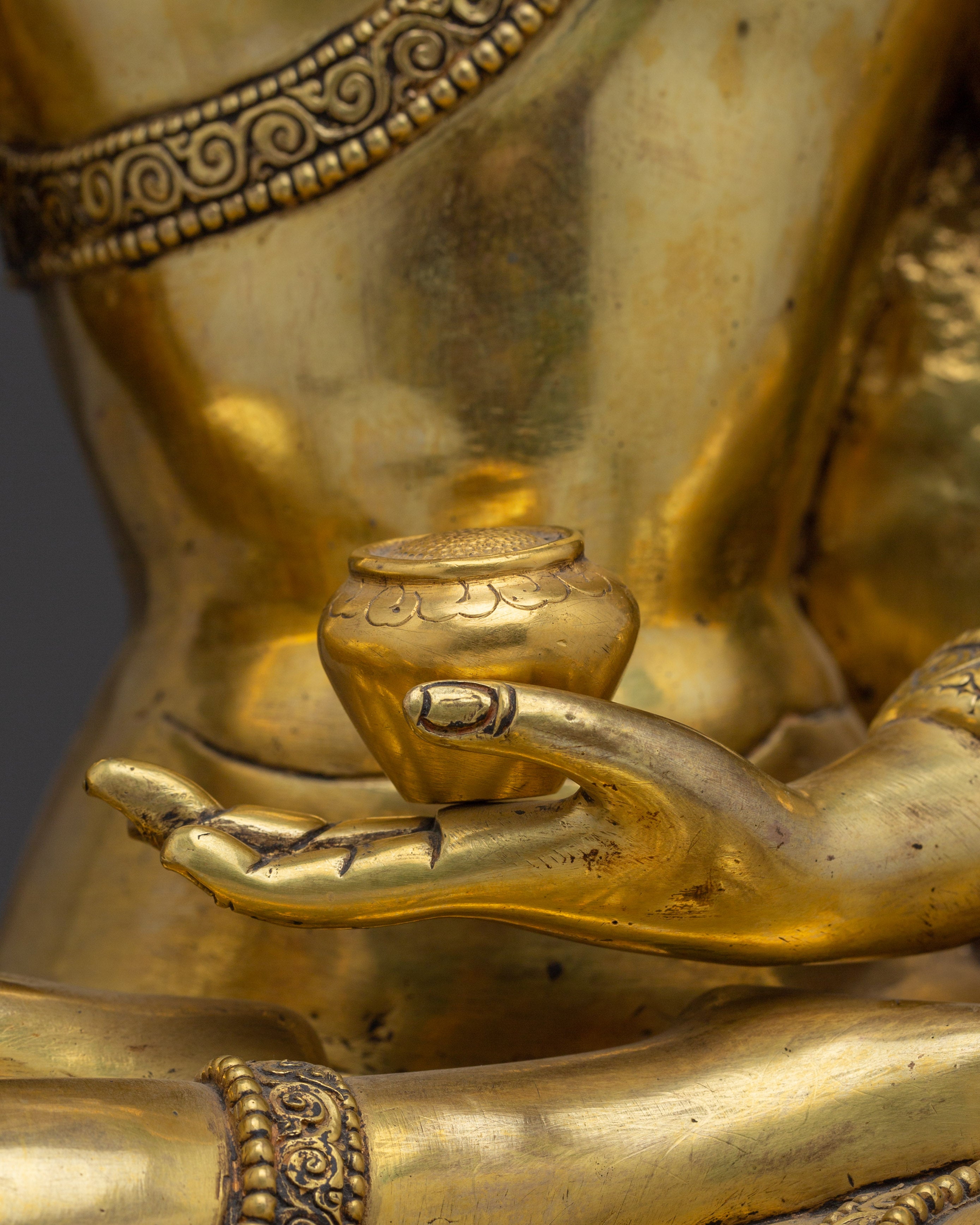 Shakyamuni Buddha Statue for Spiritual Practice | Copper Art for Peace and Meditation